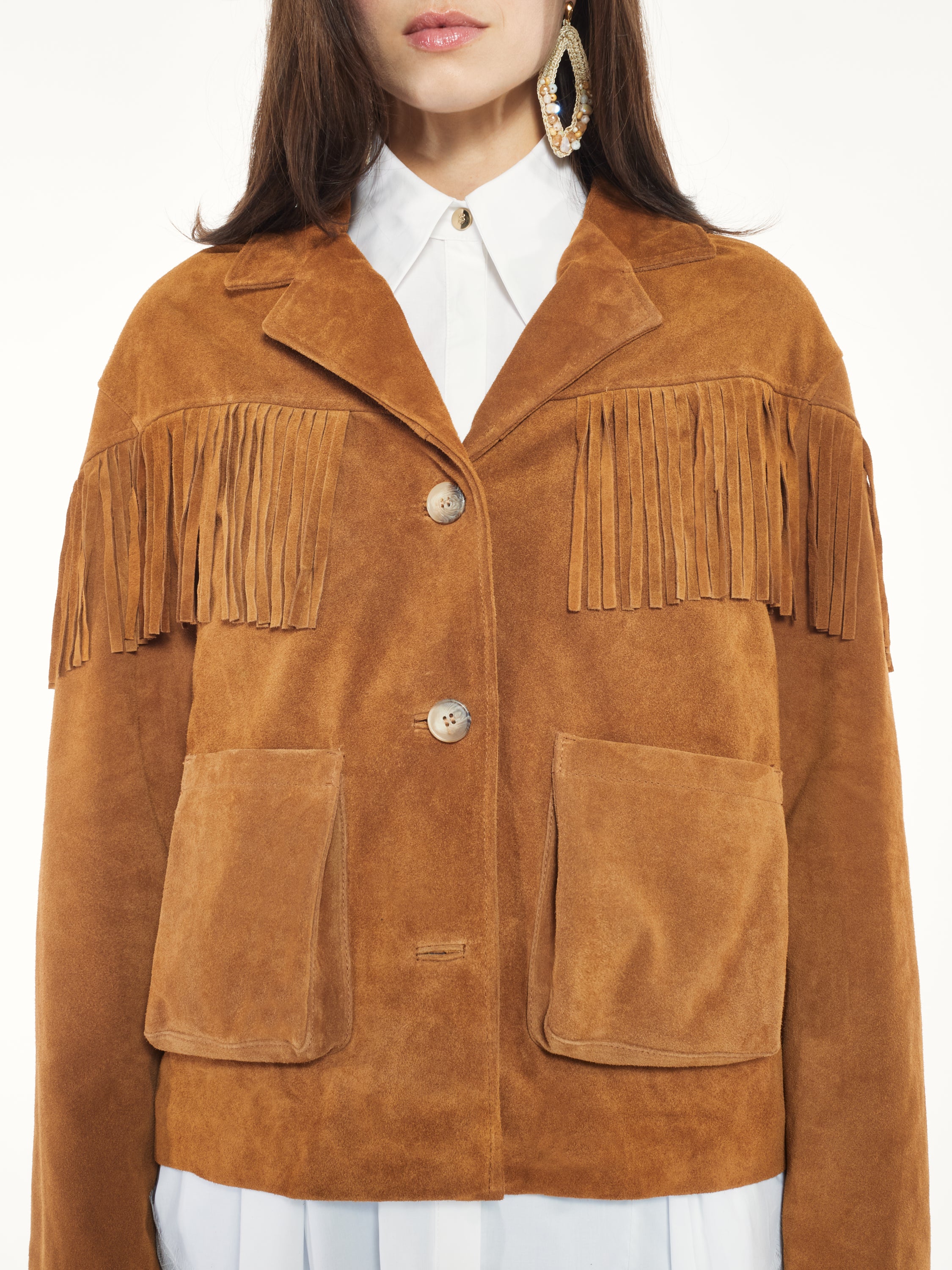 Fringed Suede Jacket