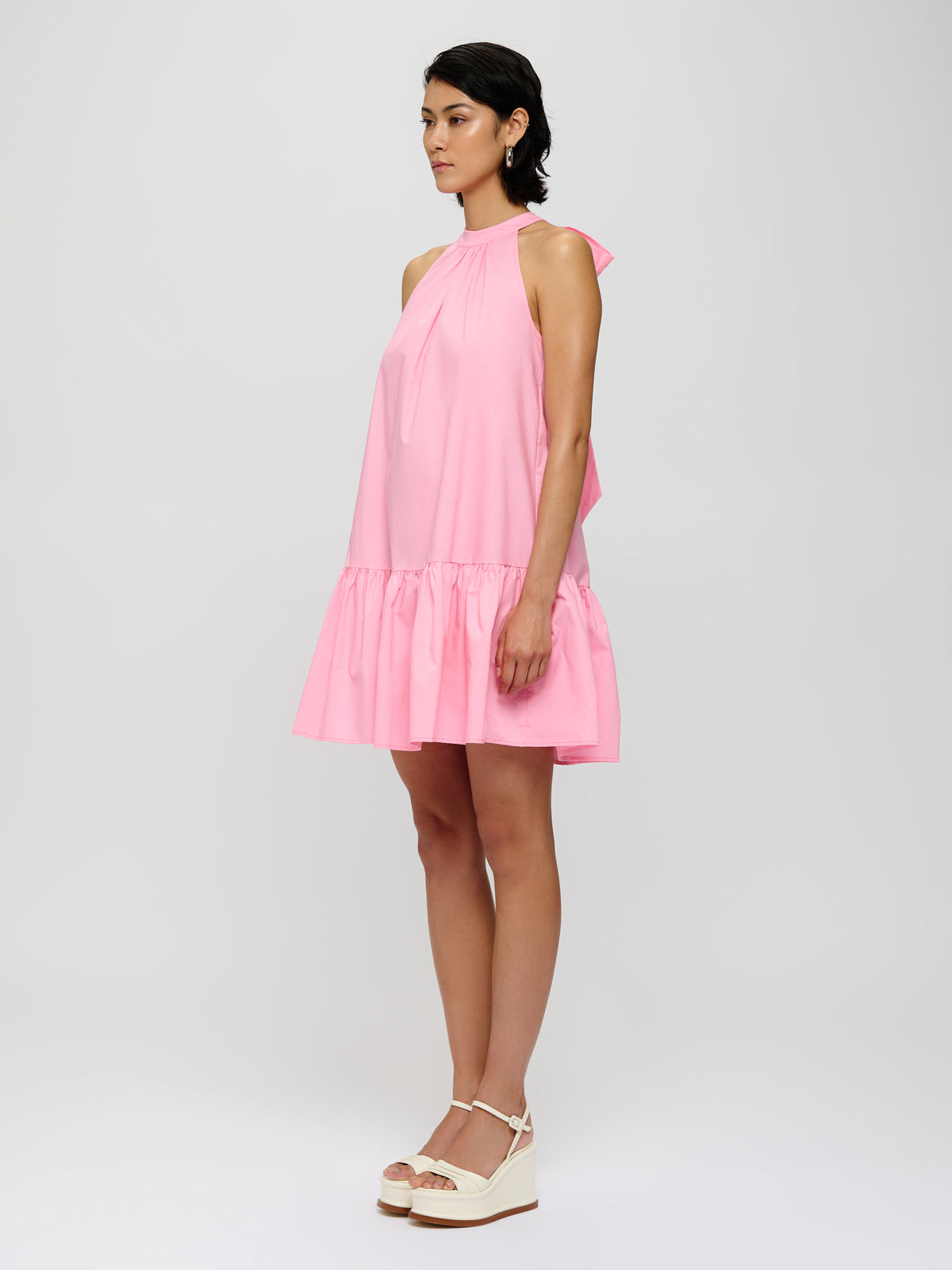 Poplin Short Dress