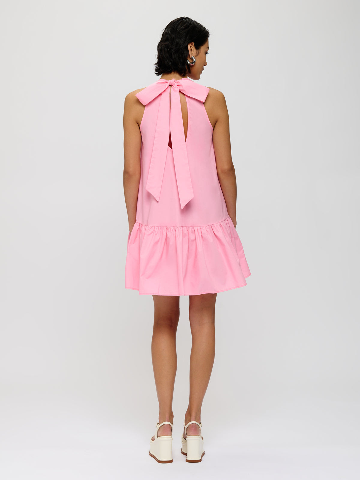 Poplin Short Dress