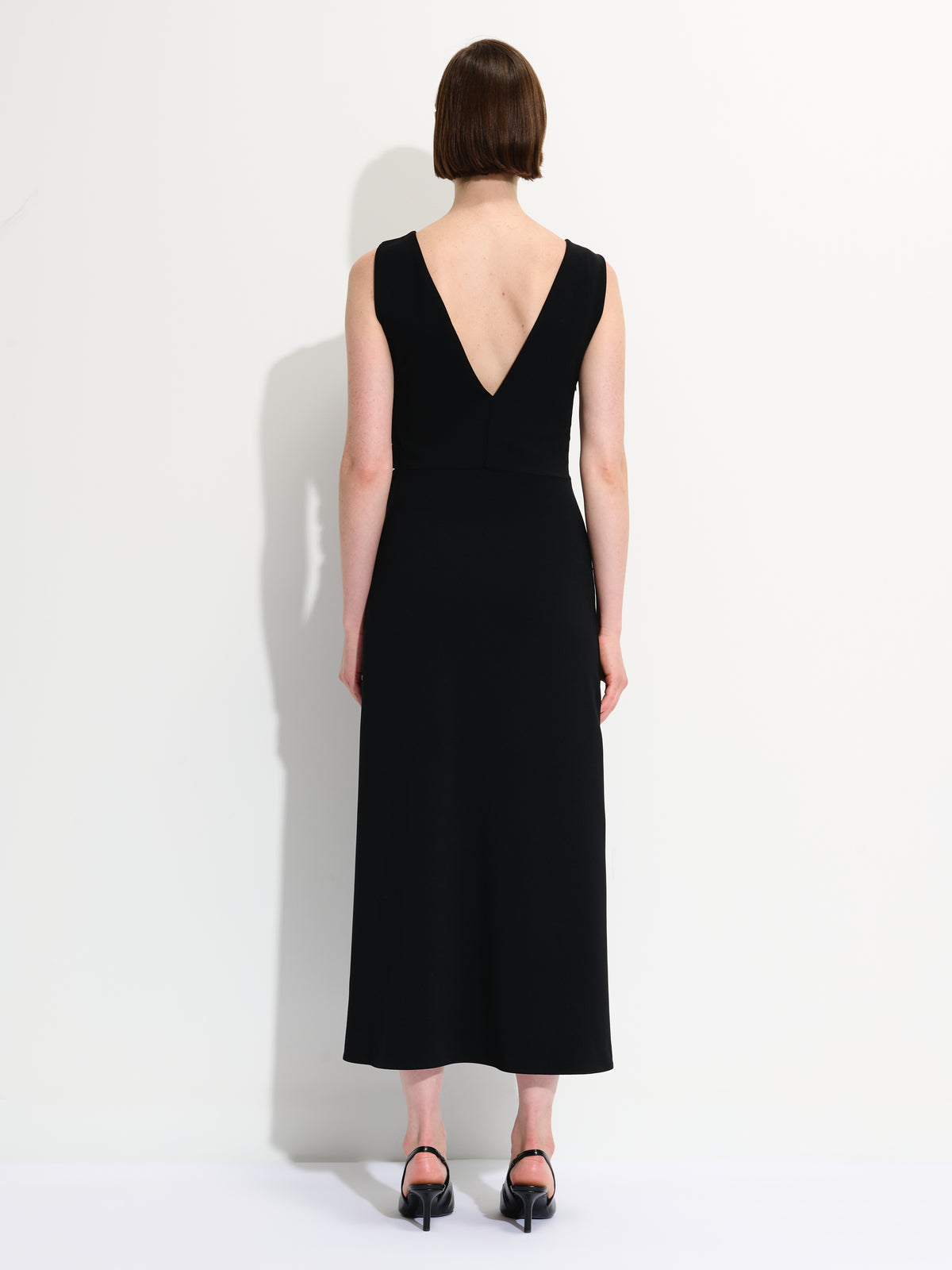 Asymmetrical Gathered Dress