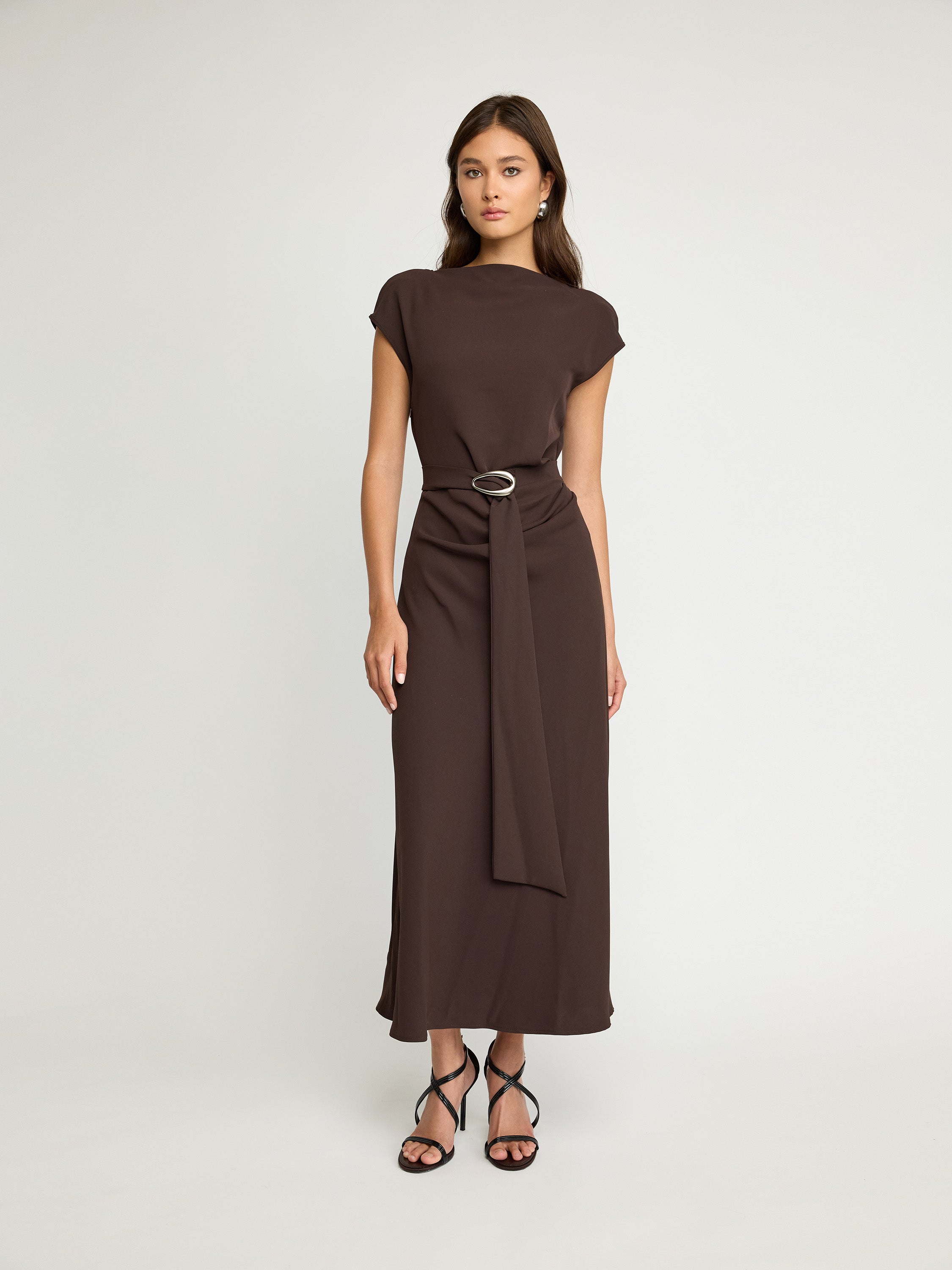 Belted Maxi Dress