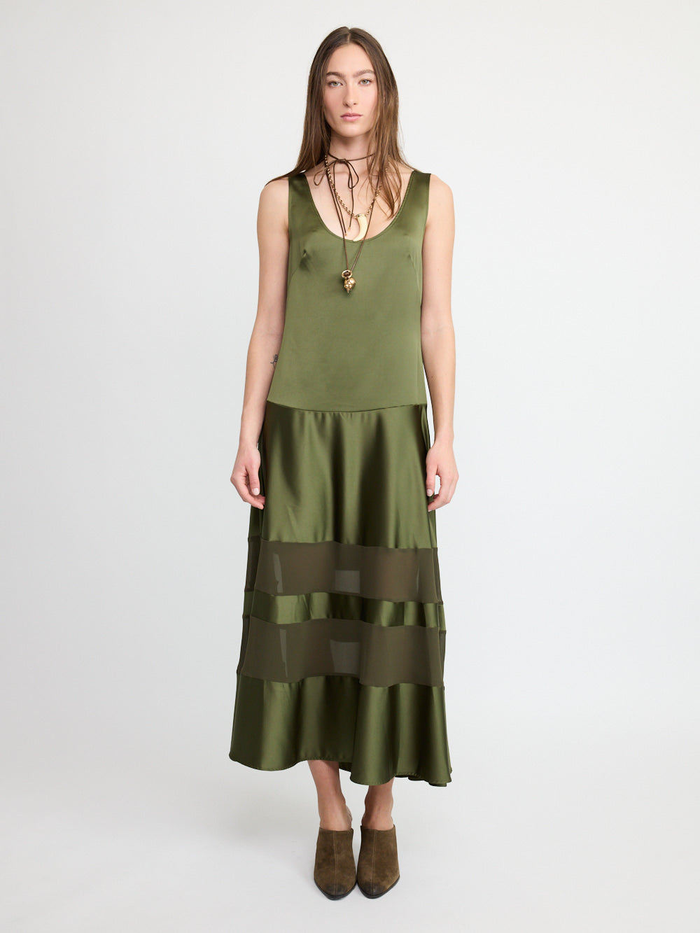 Robe nuisette en satin