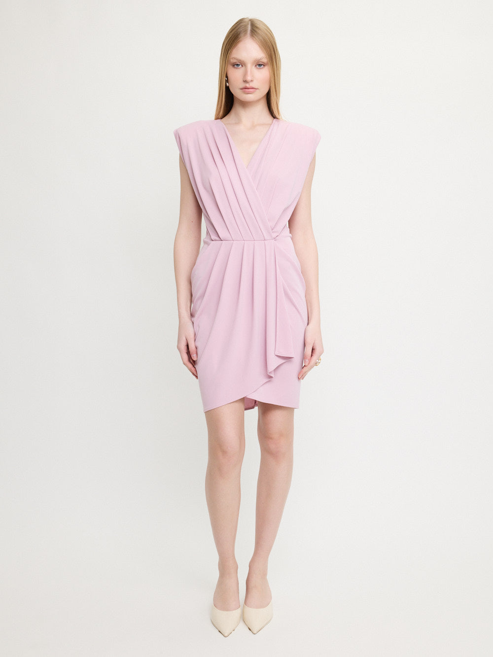 Draped Mini Dress
