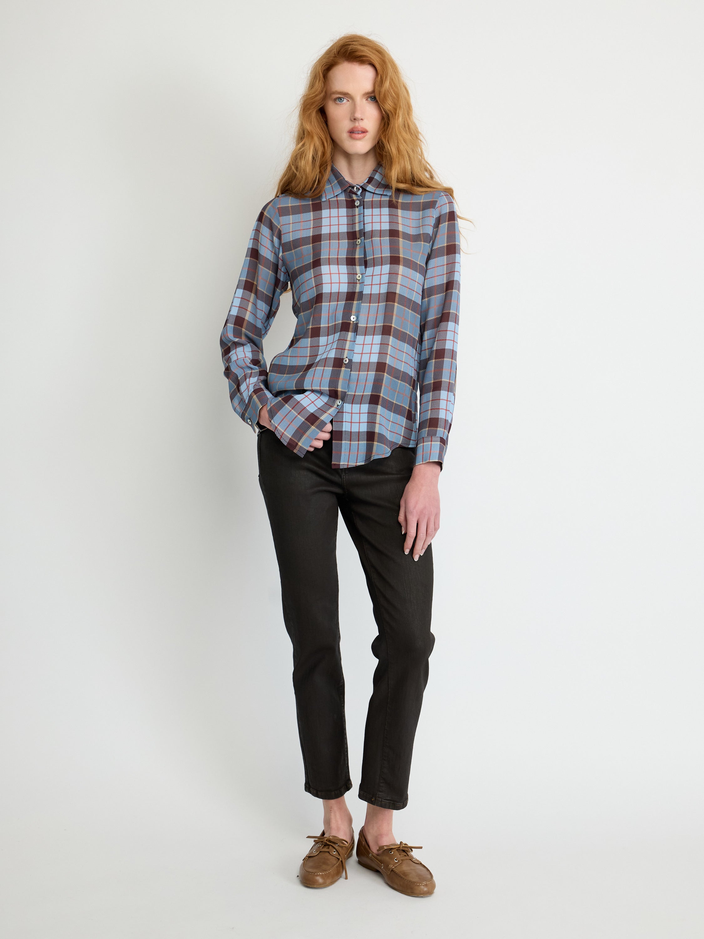 Checked Viscose Shirt