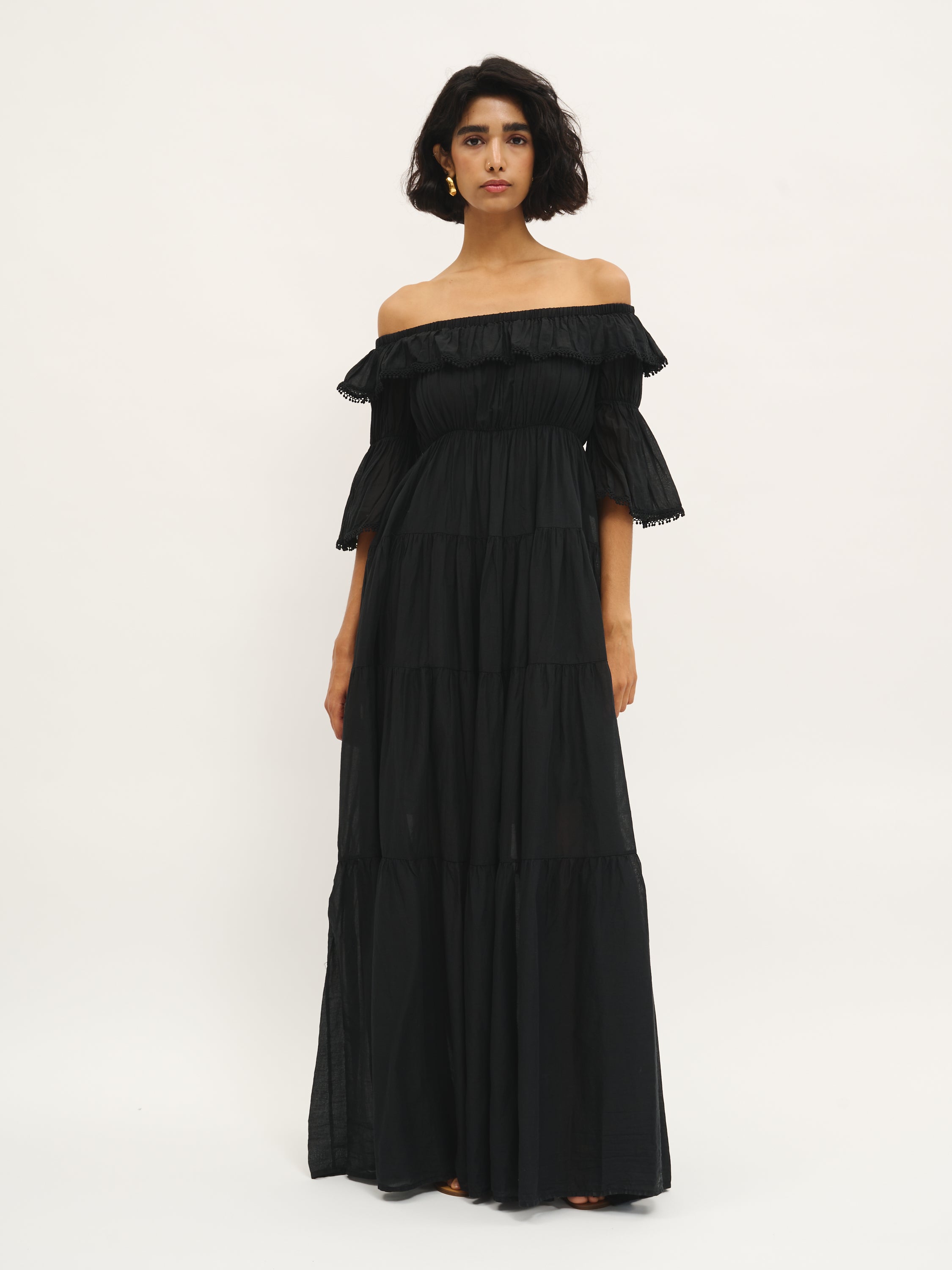 Ruffled Tiered Dress