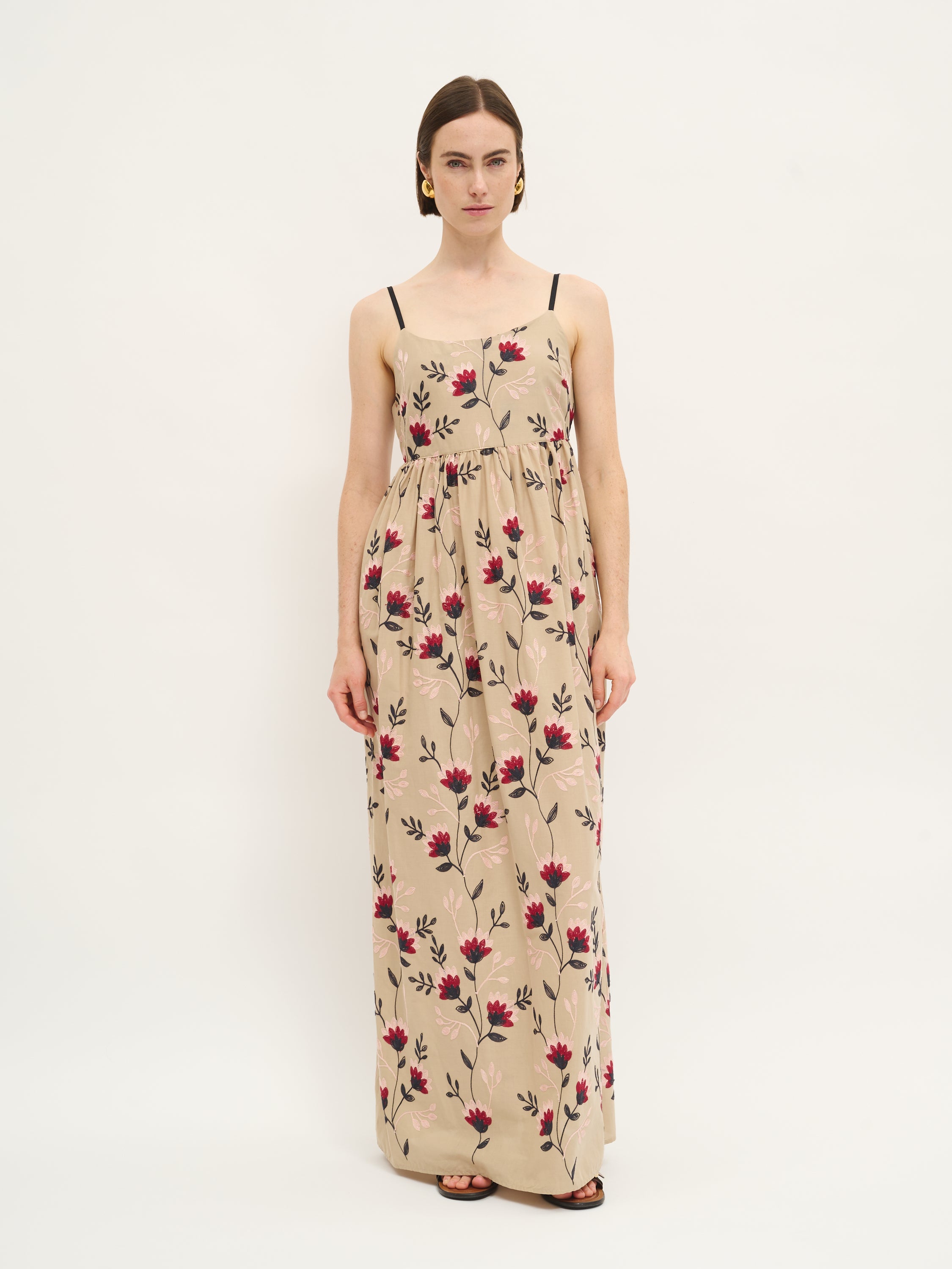 Floral Embroidered Dress