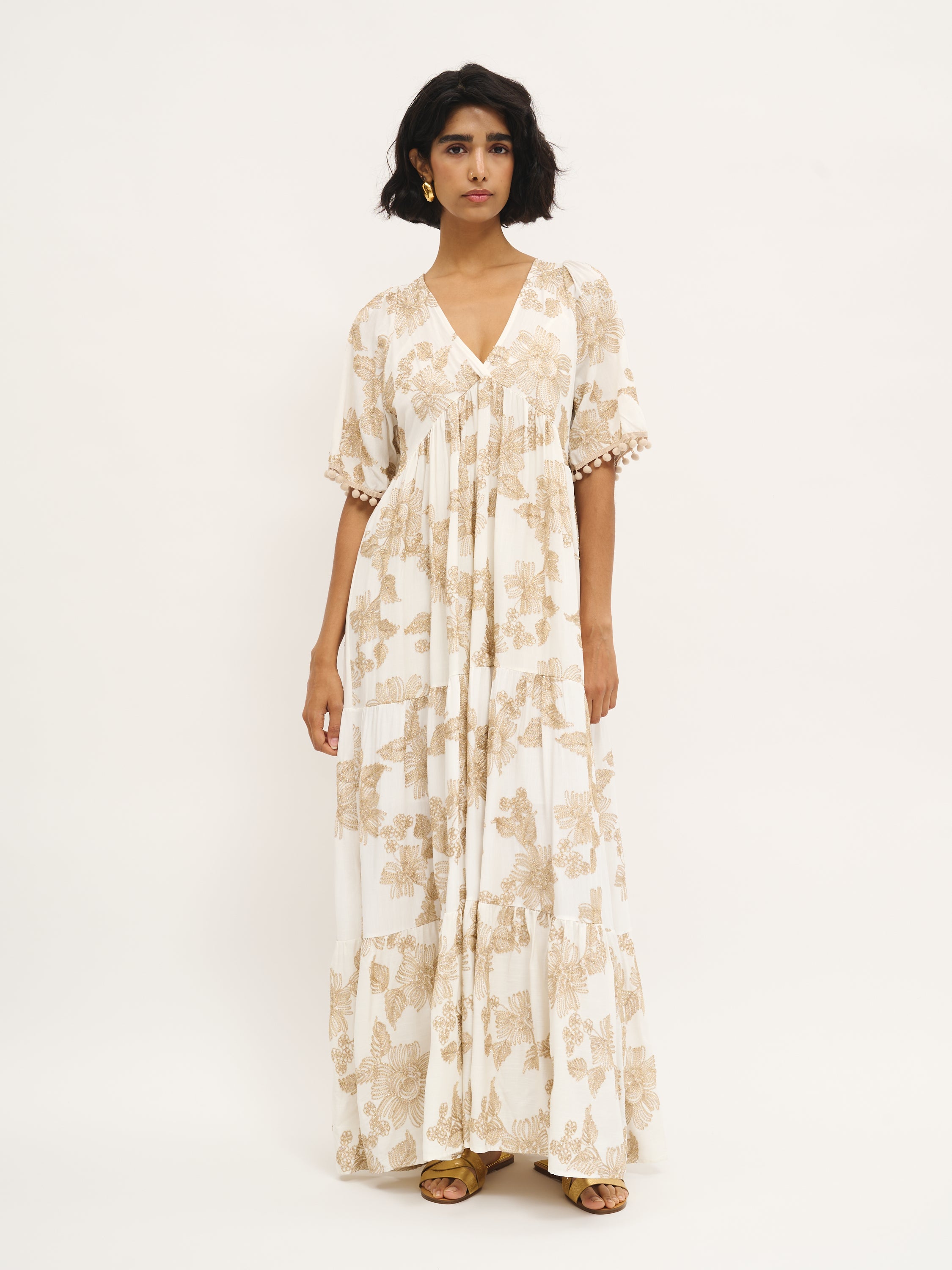 Floral Embroidered Dress