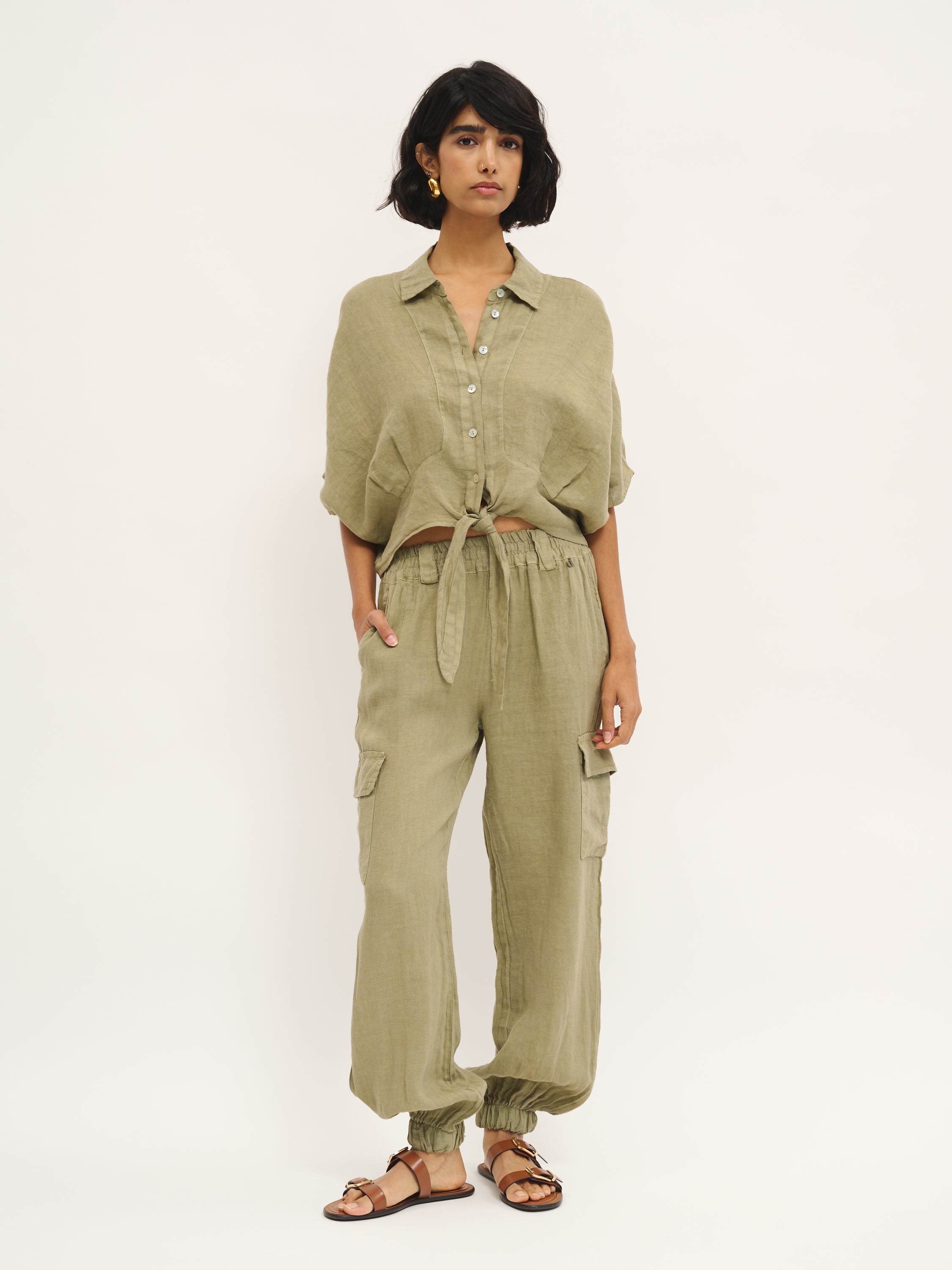 Tie-Front Shirt