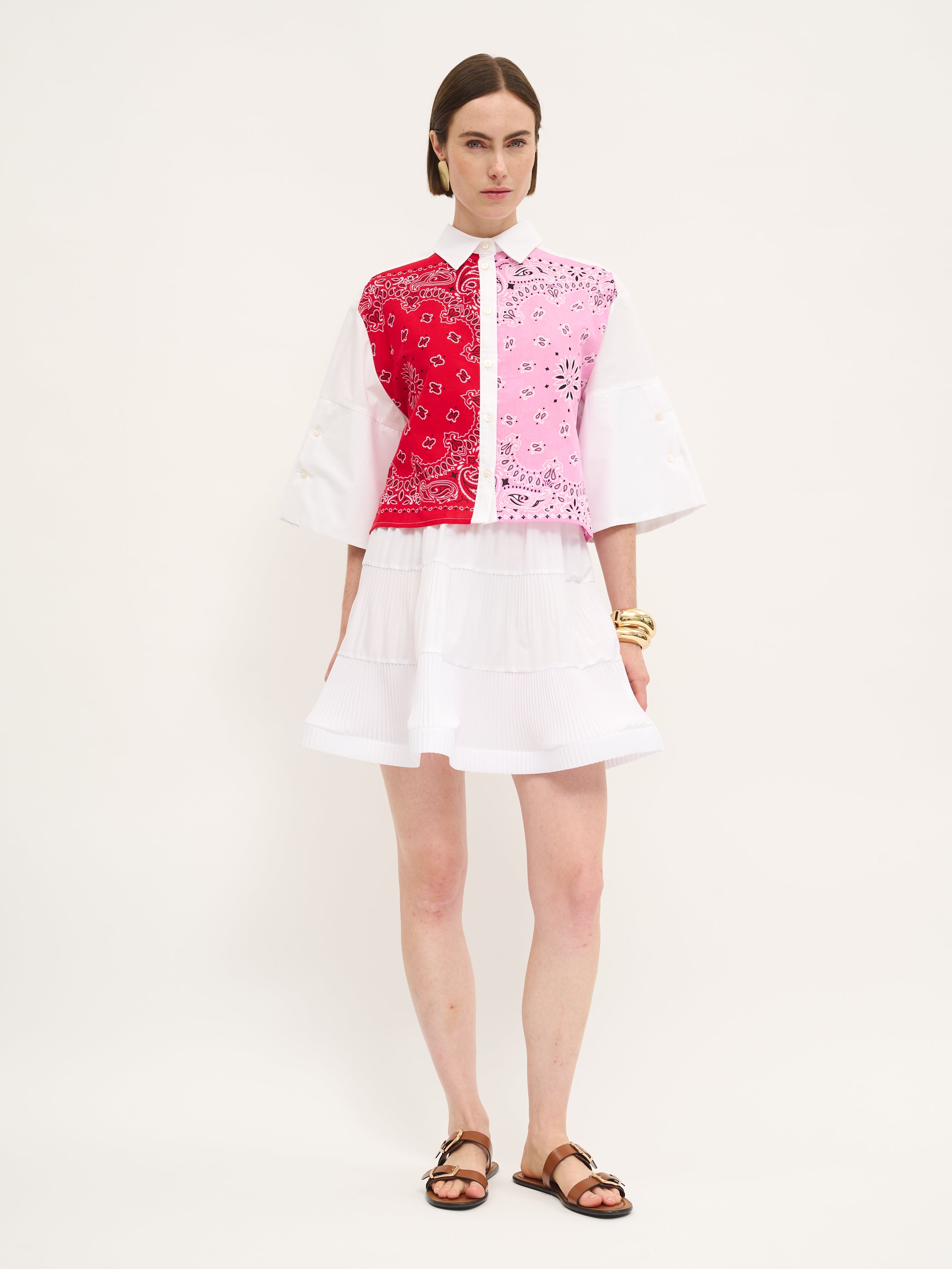 Chemise patchwork bandana