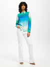 3-Tone Gradient Blouse