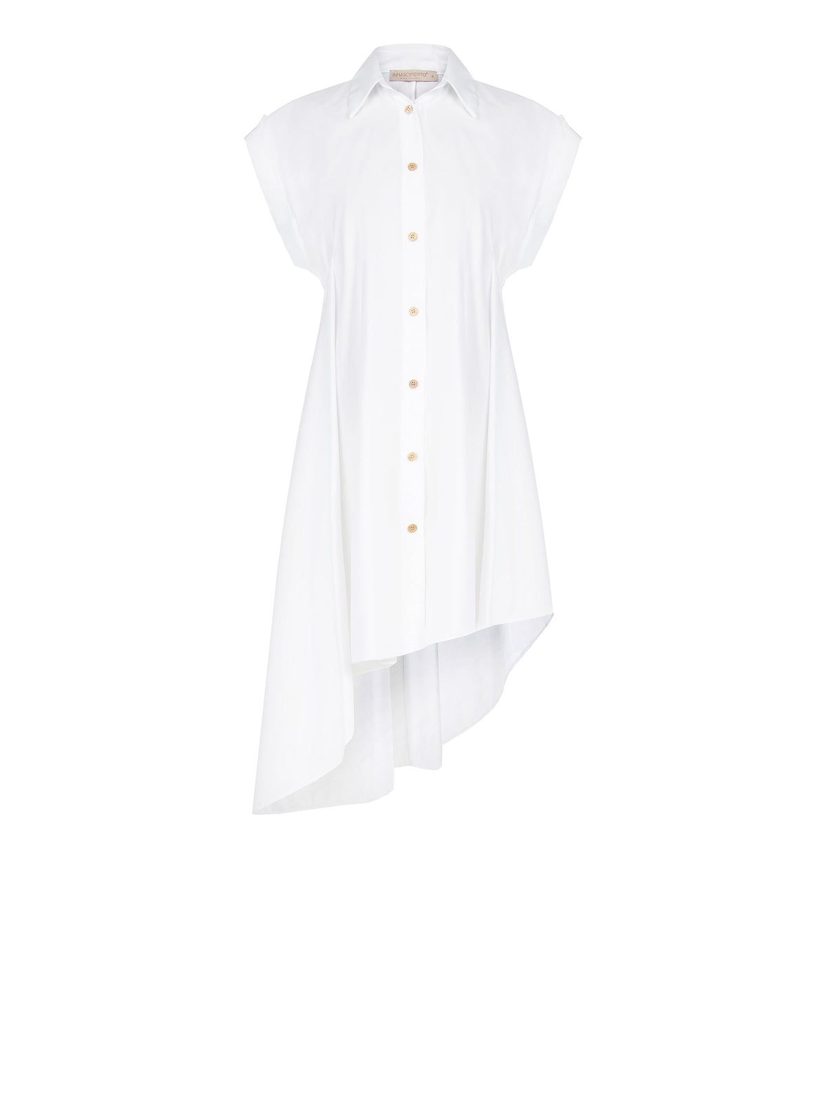 Robe chemise asymétrique