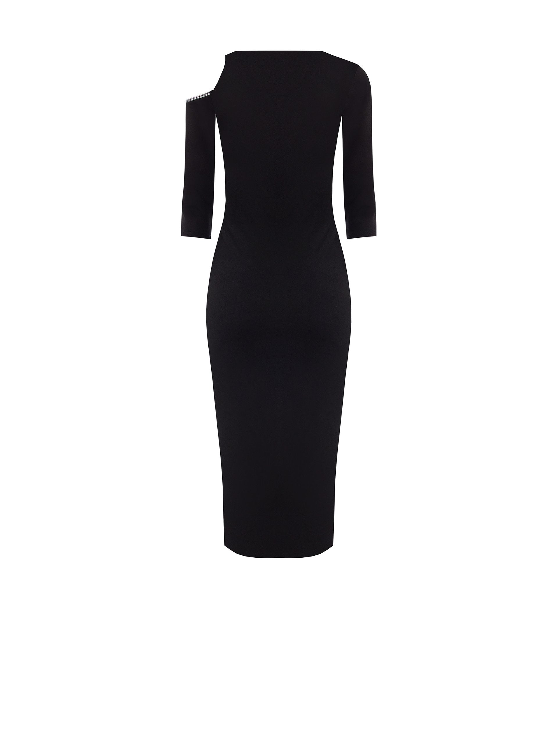 Asymmetrical Neckline Dress