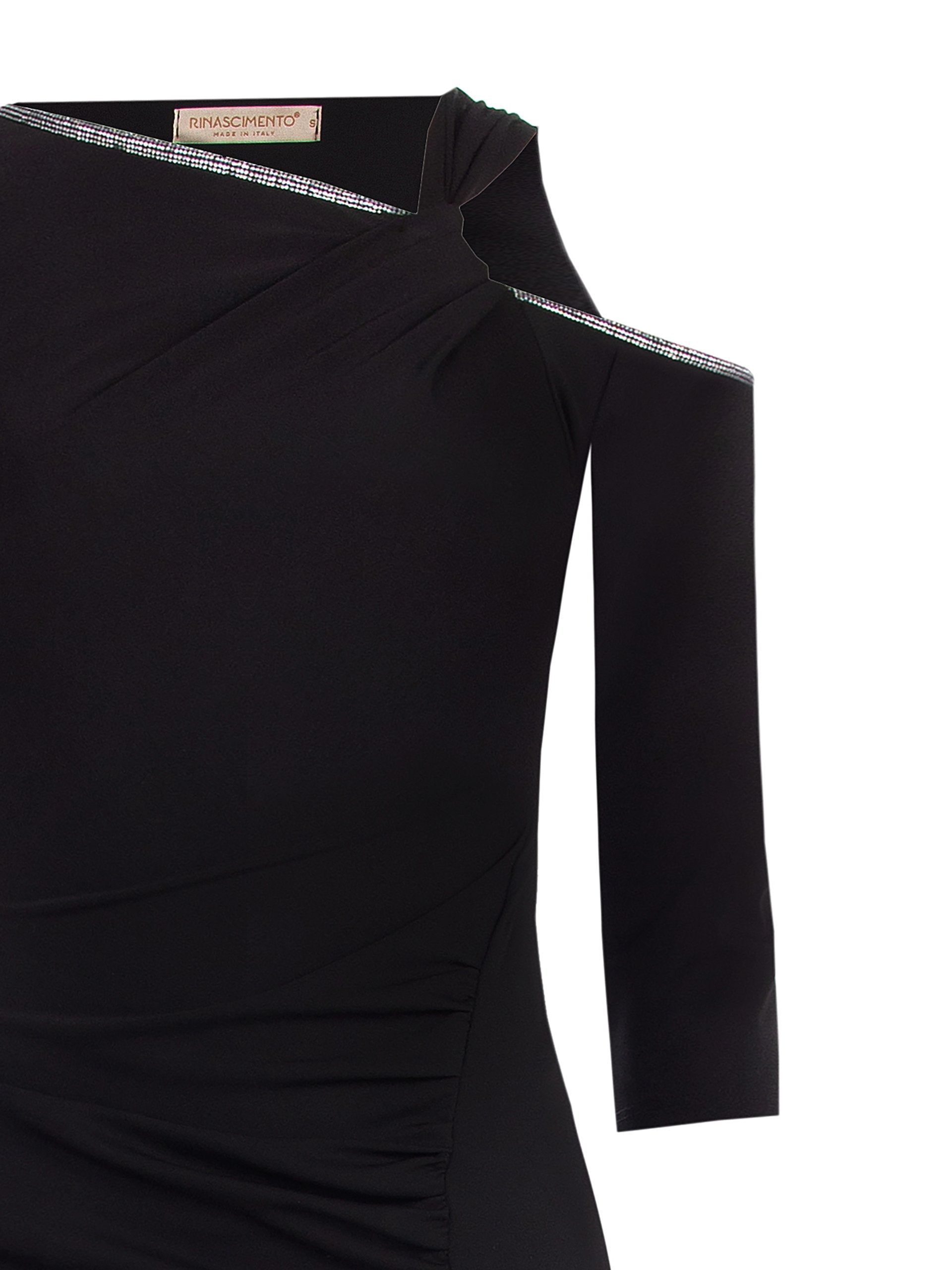 Asymmetrical Neckline Dress