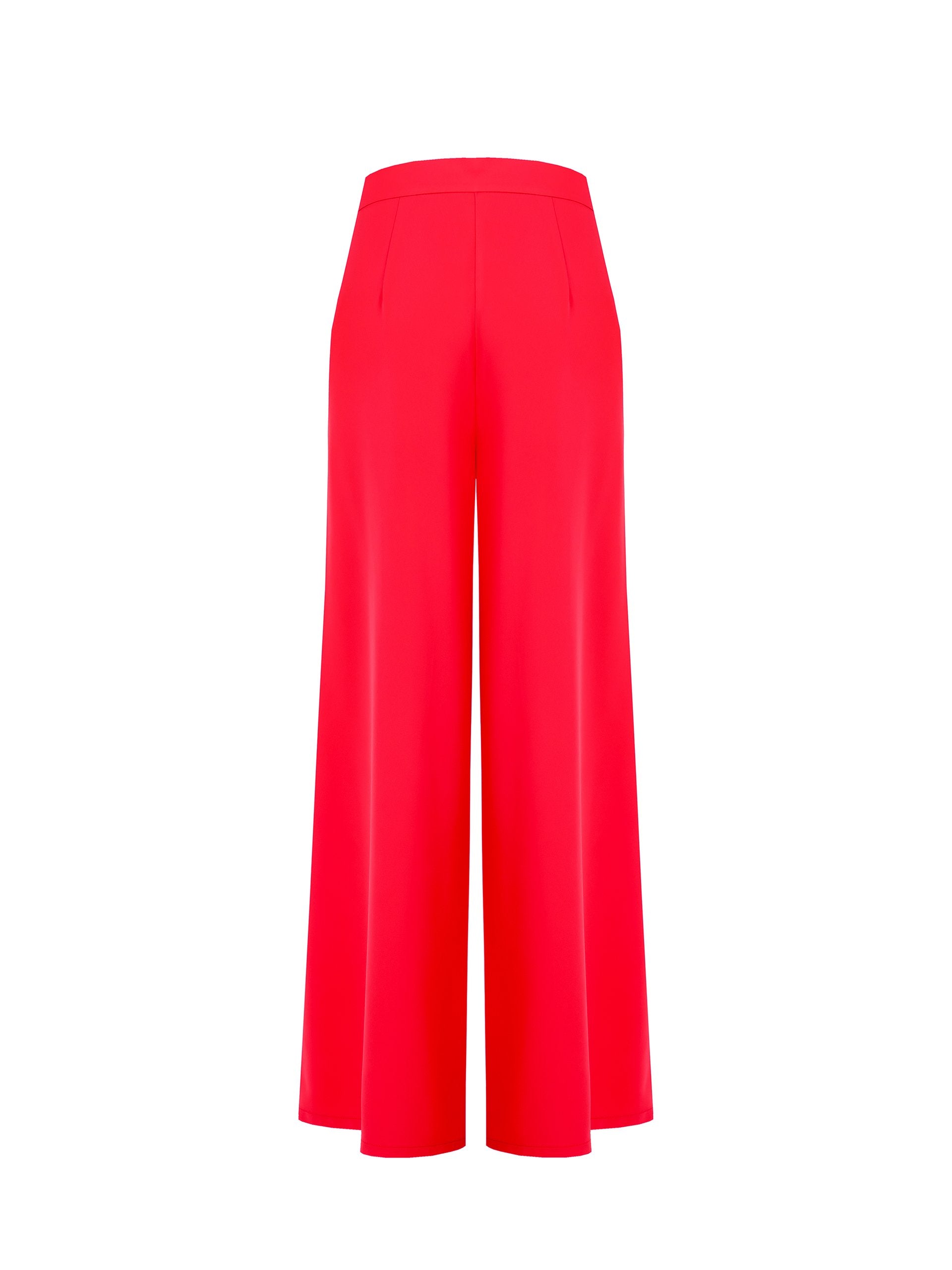 Pantalon tailleur écarlate