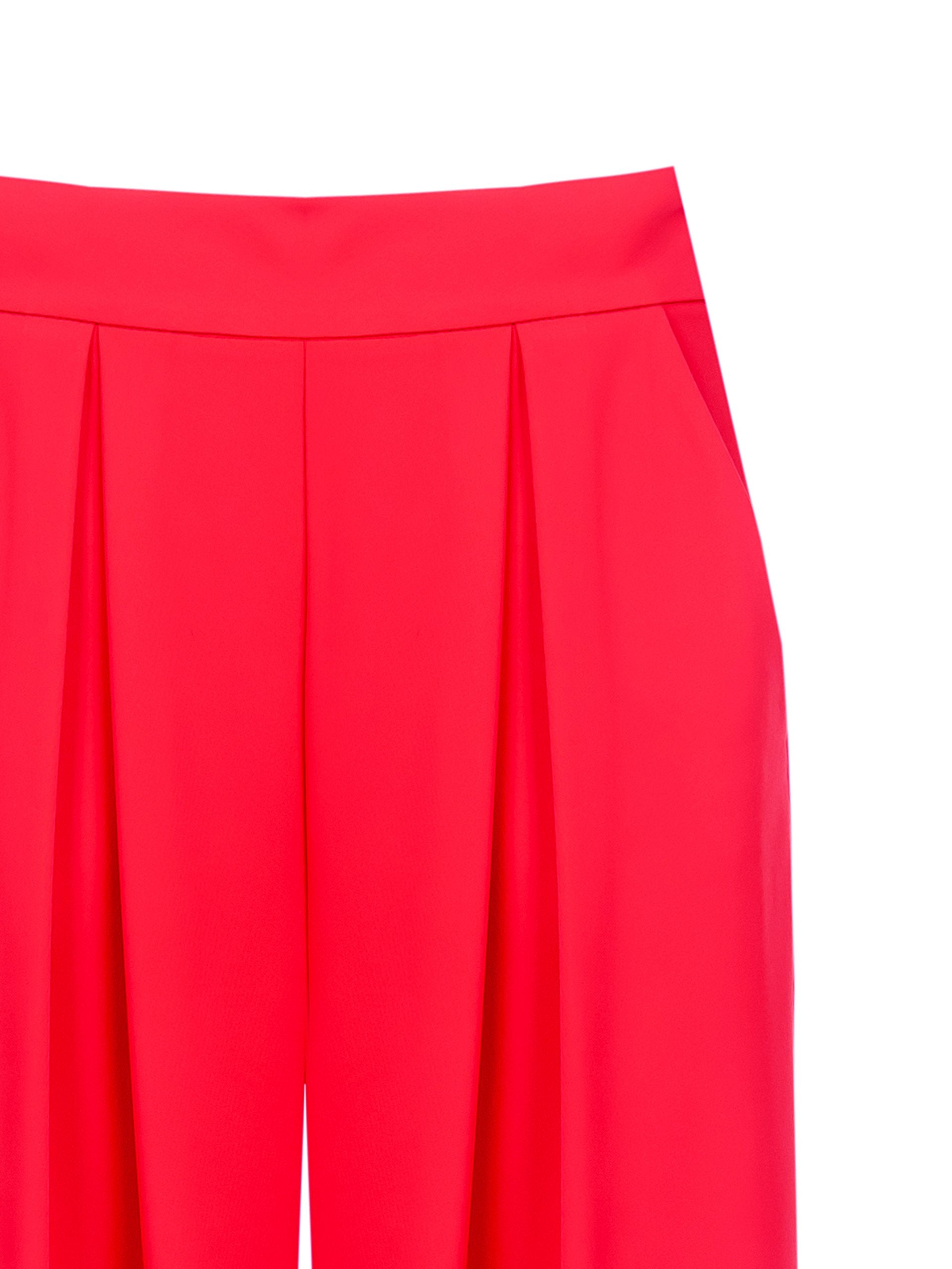 Pantalon tailleur écarlate