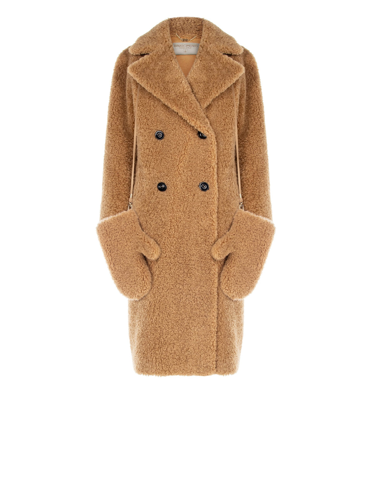 Manteau croisé Teddy