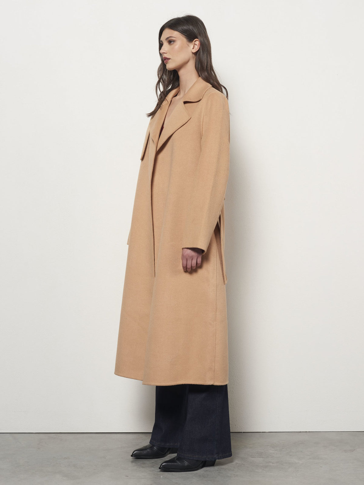 Manteau en laine mélangée