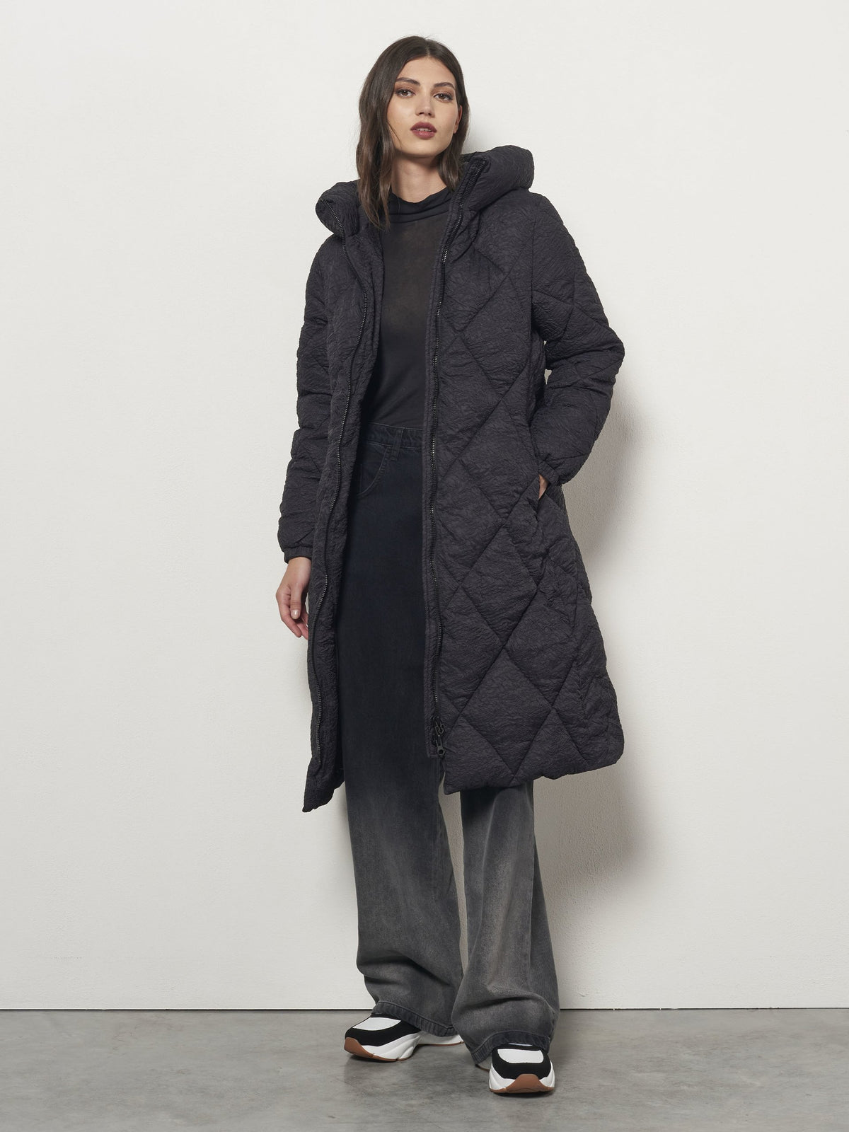 Manteau long en duvet