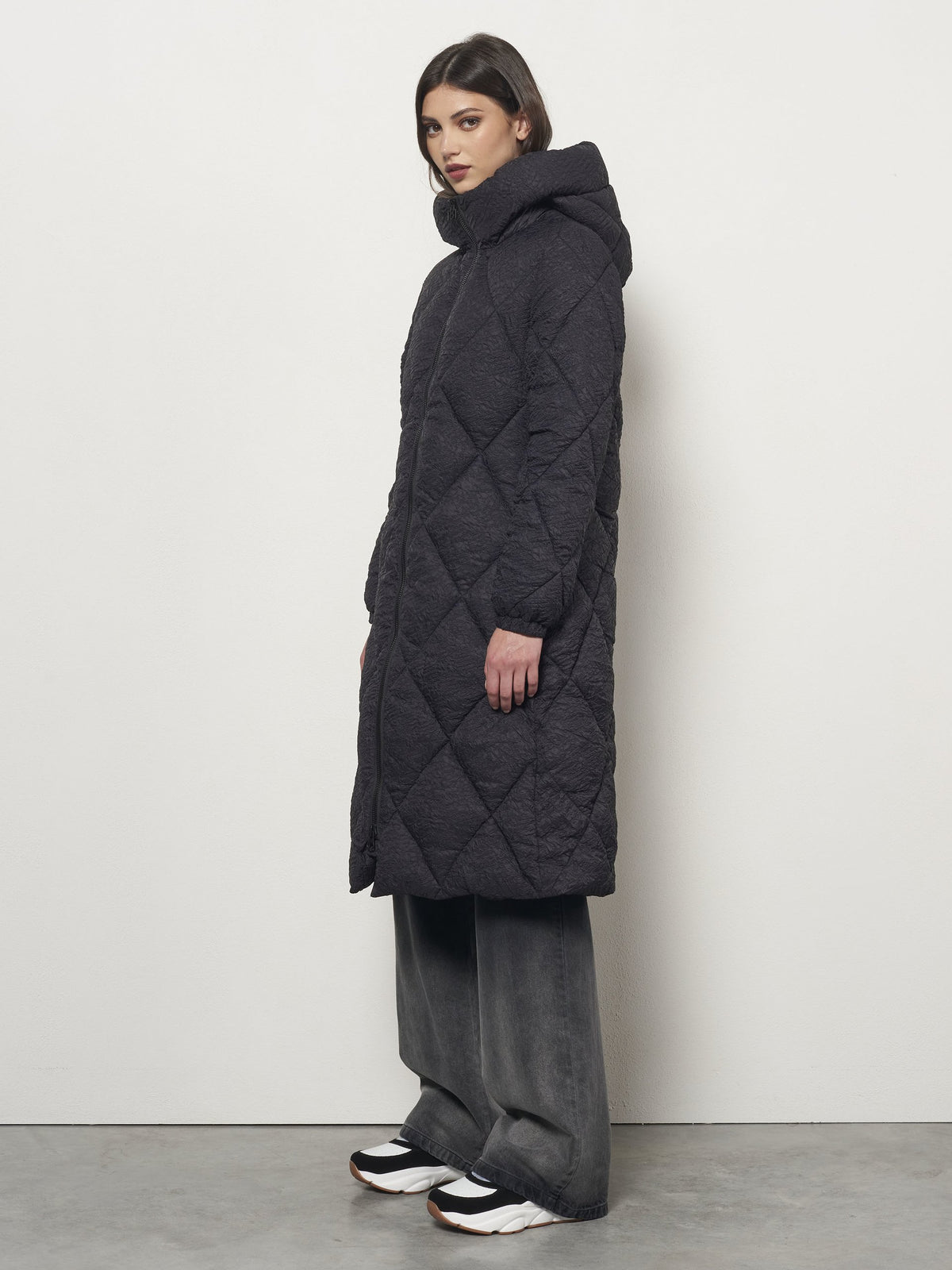 Manteau long en duvet