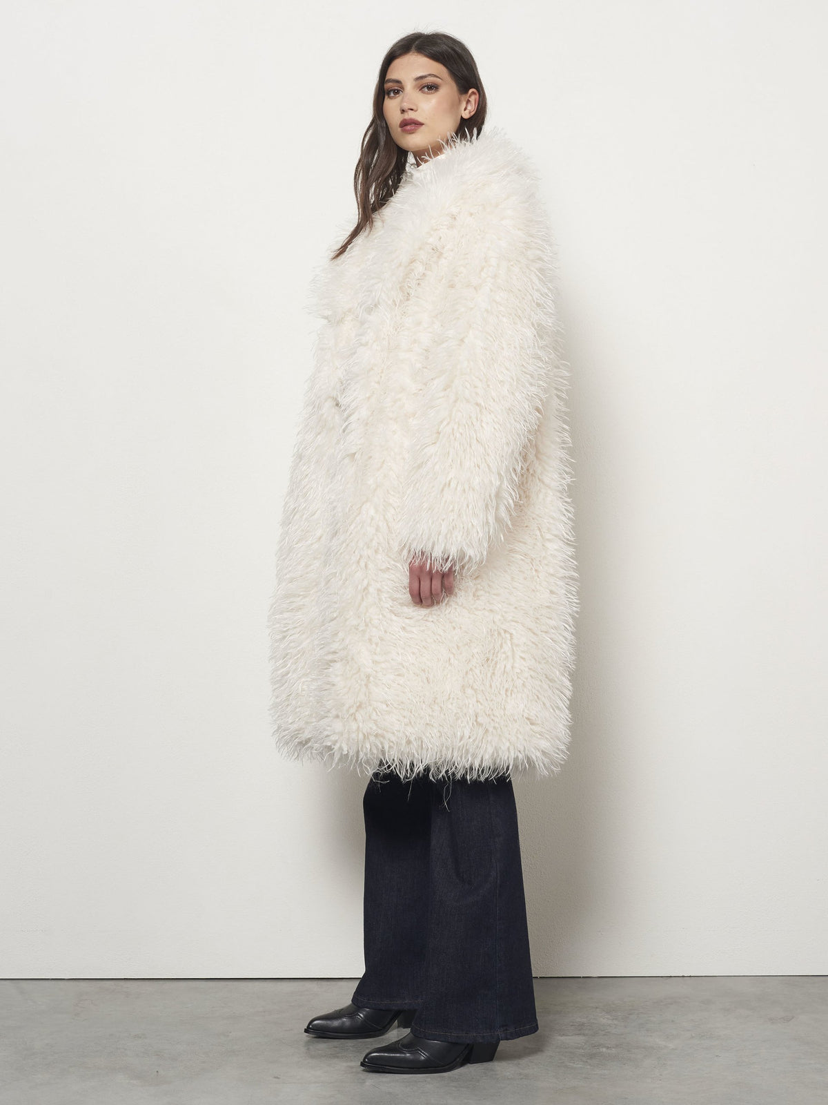 Long Faux Fur Coat