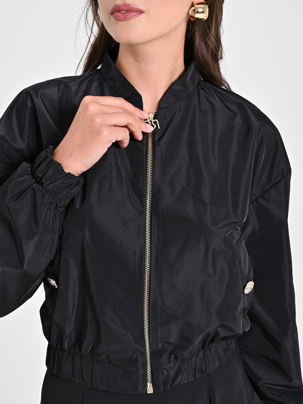 Blouson aviateur en taffetas