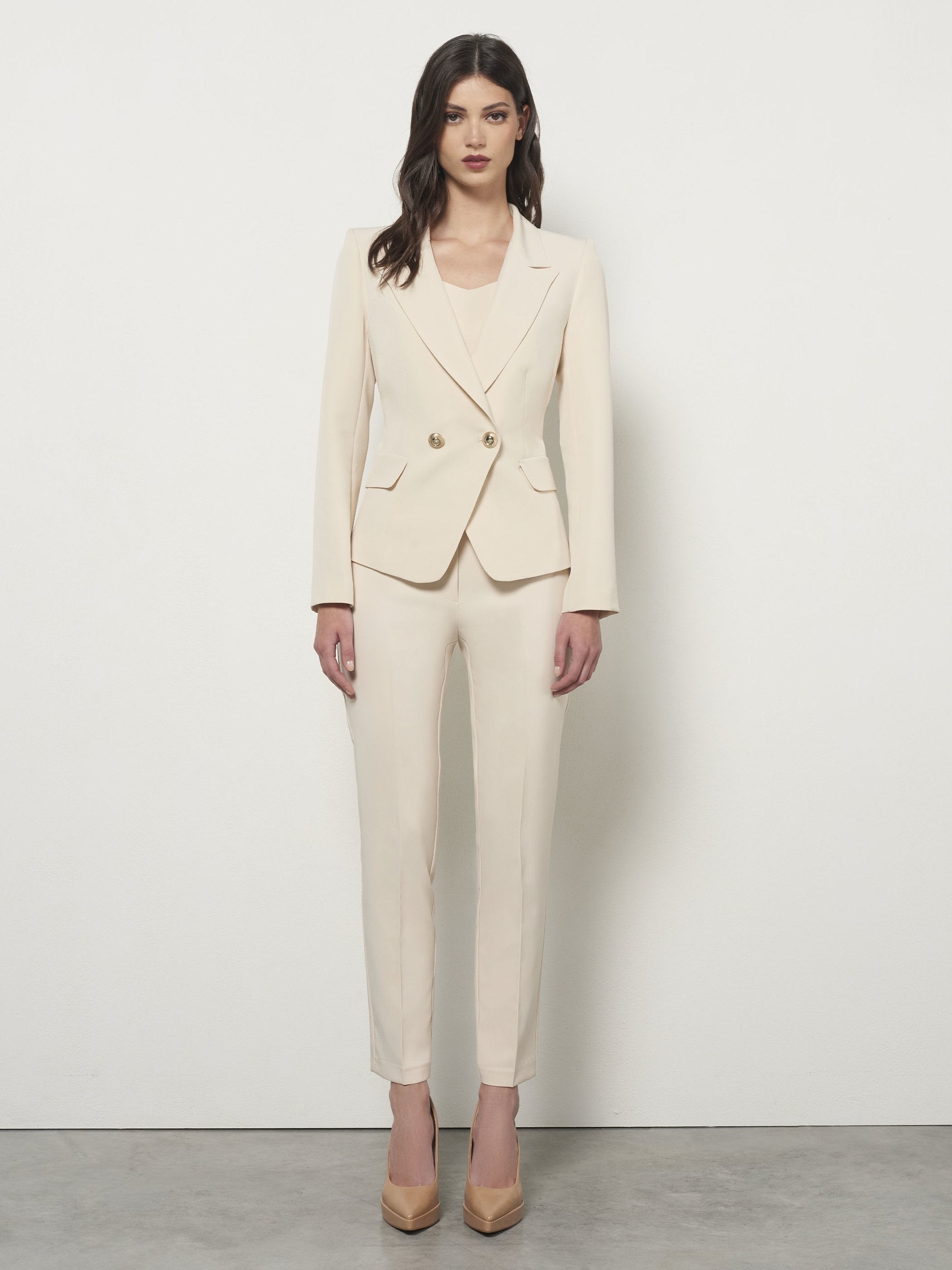 Blazer à boutons dorés