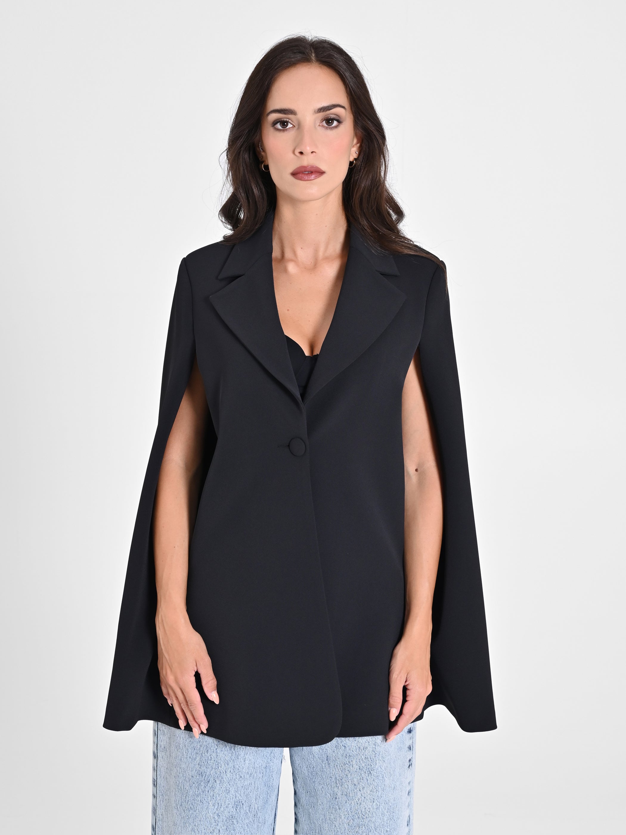 Cape blazer coat best sale