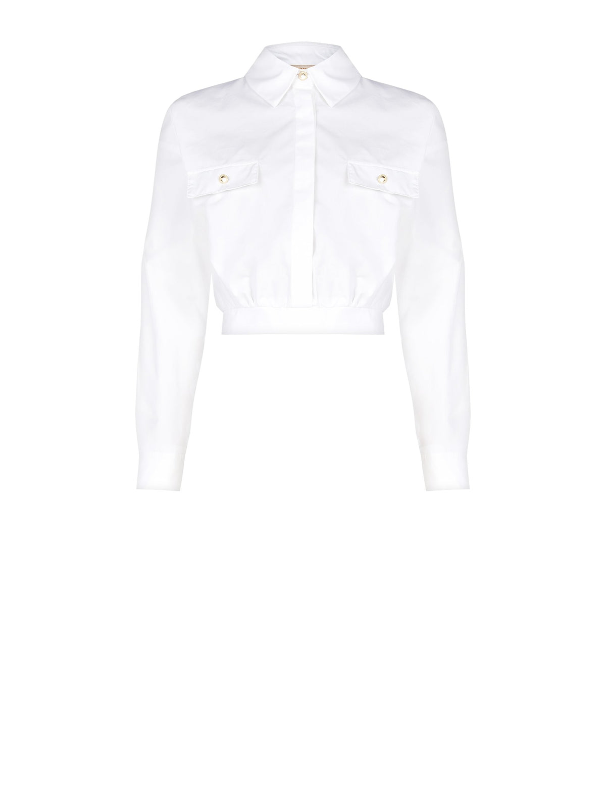 Cropped Button Shirt