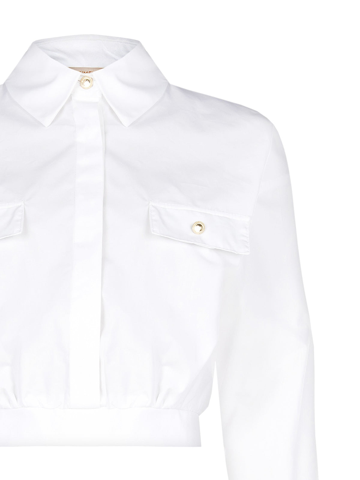 Cropped Button Shirt