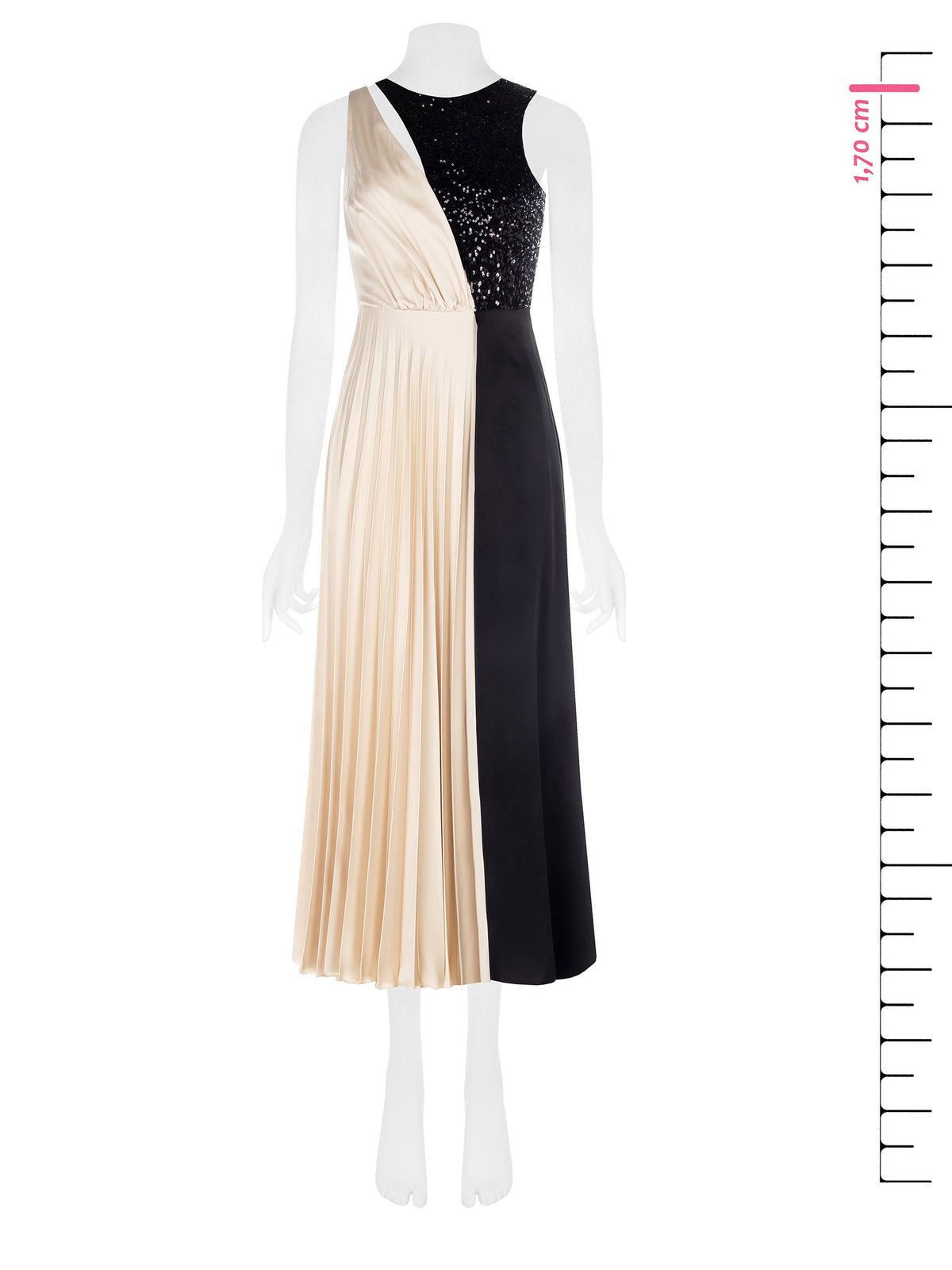 Asymmetrical Pleated Dress