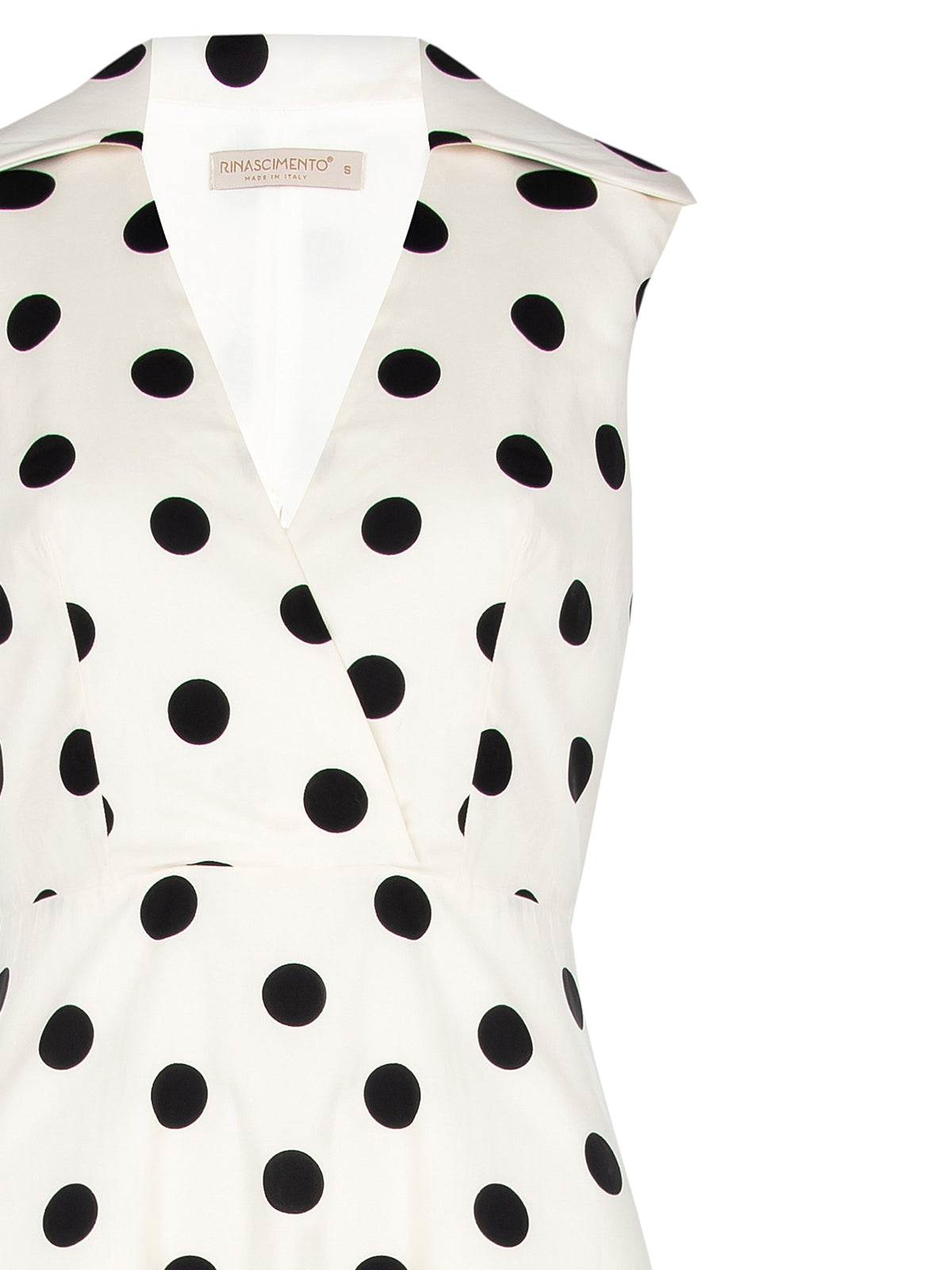 Sleeveless Polka Dot Dress