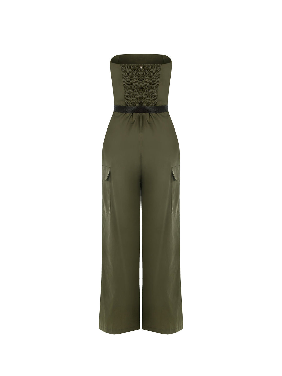 Cargo Jumpsuit in Parachute-Effect