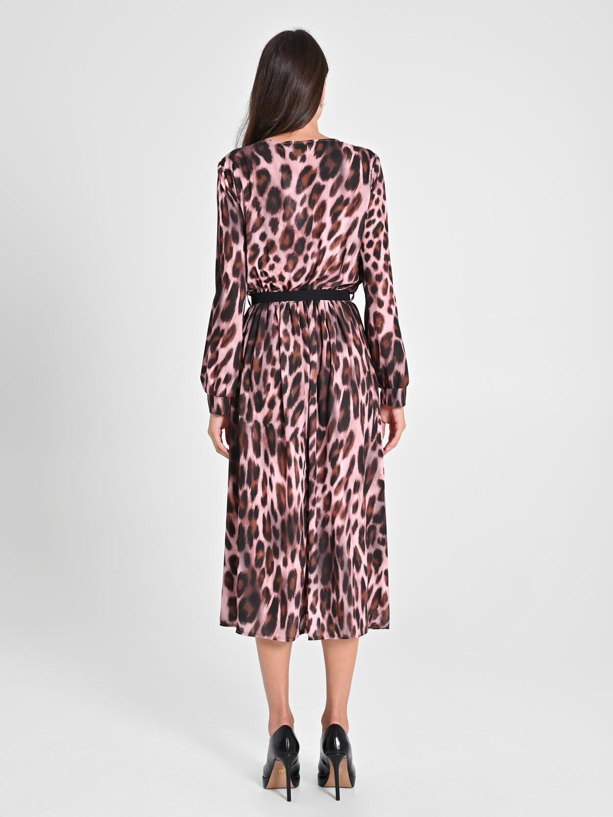 Pink Animal Print Dress