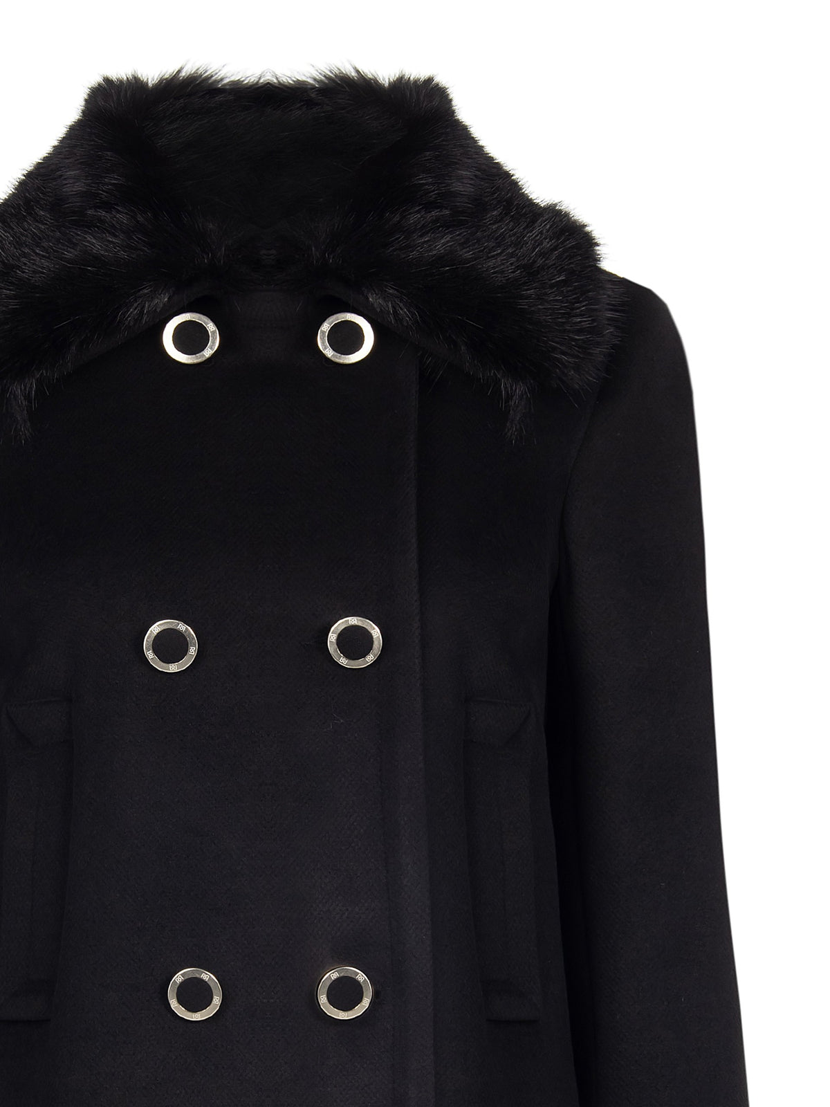 Faux Fur Detailed Coat