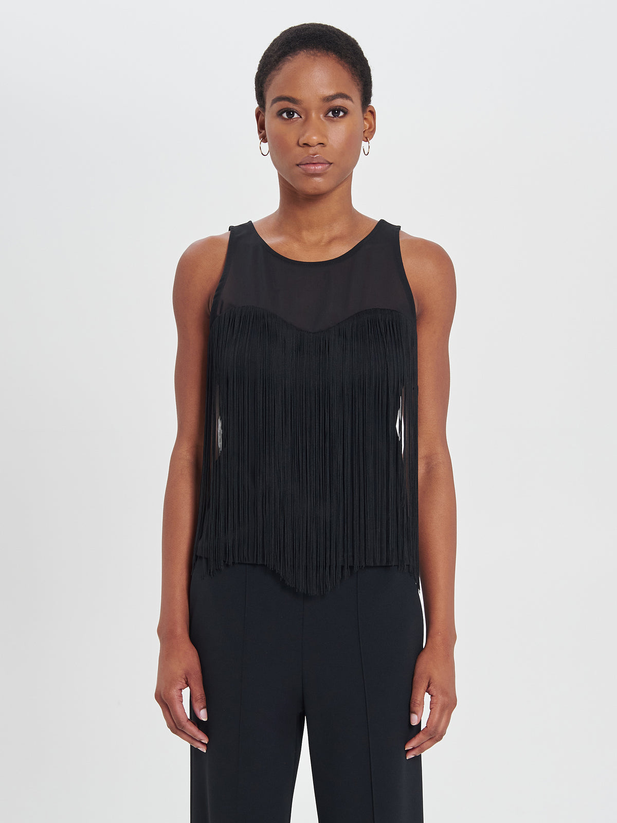 Black Top with Fringes