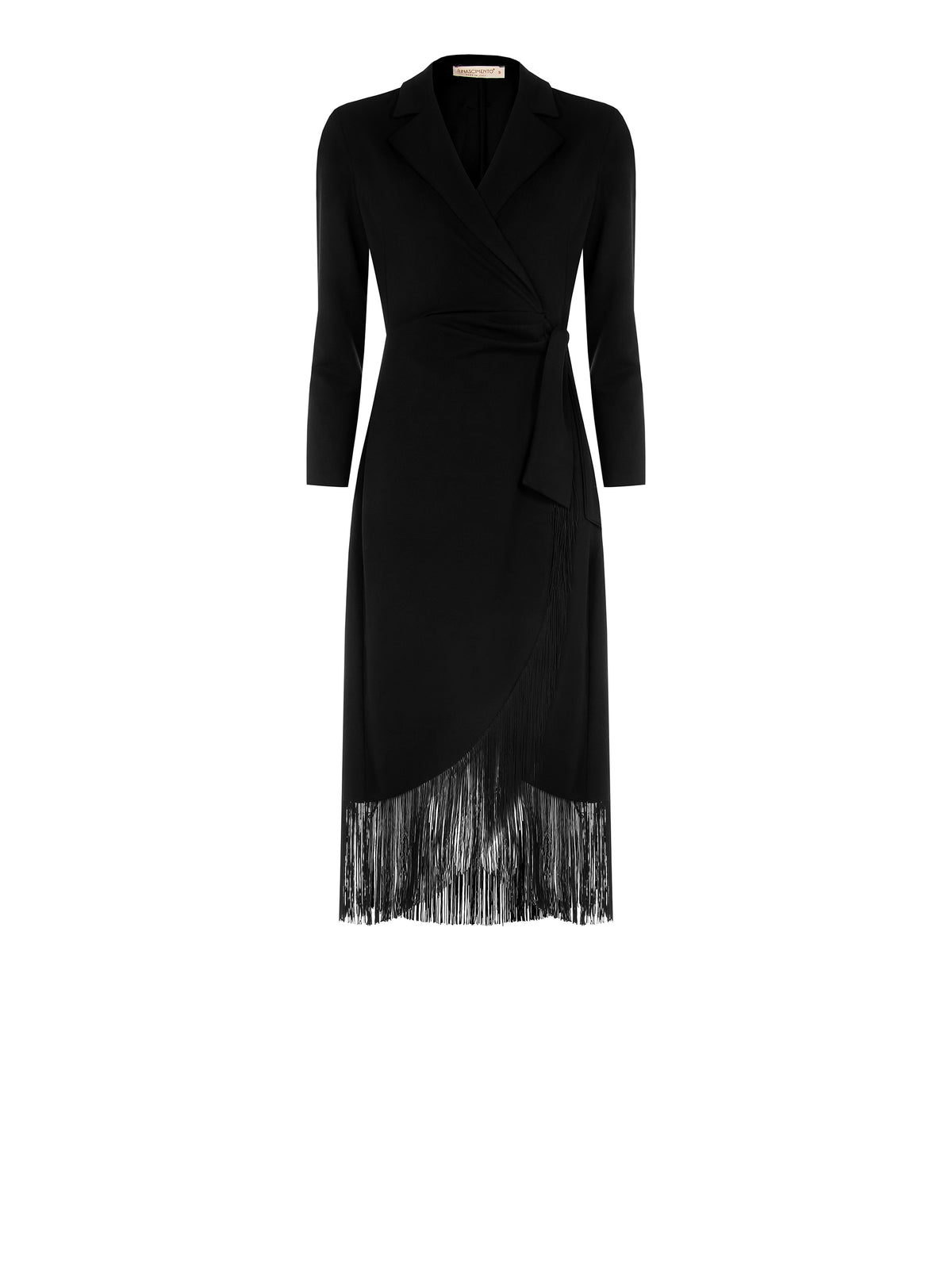 Wrap Fringe Dress