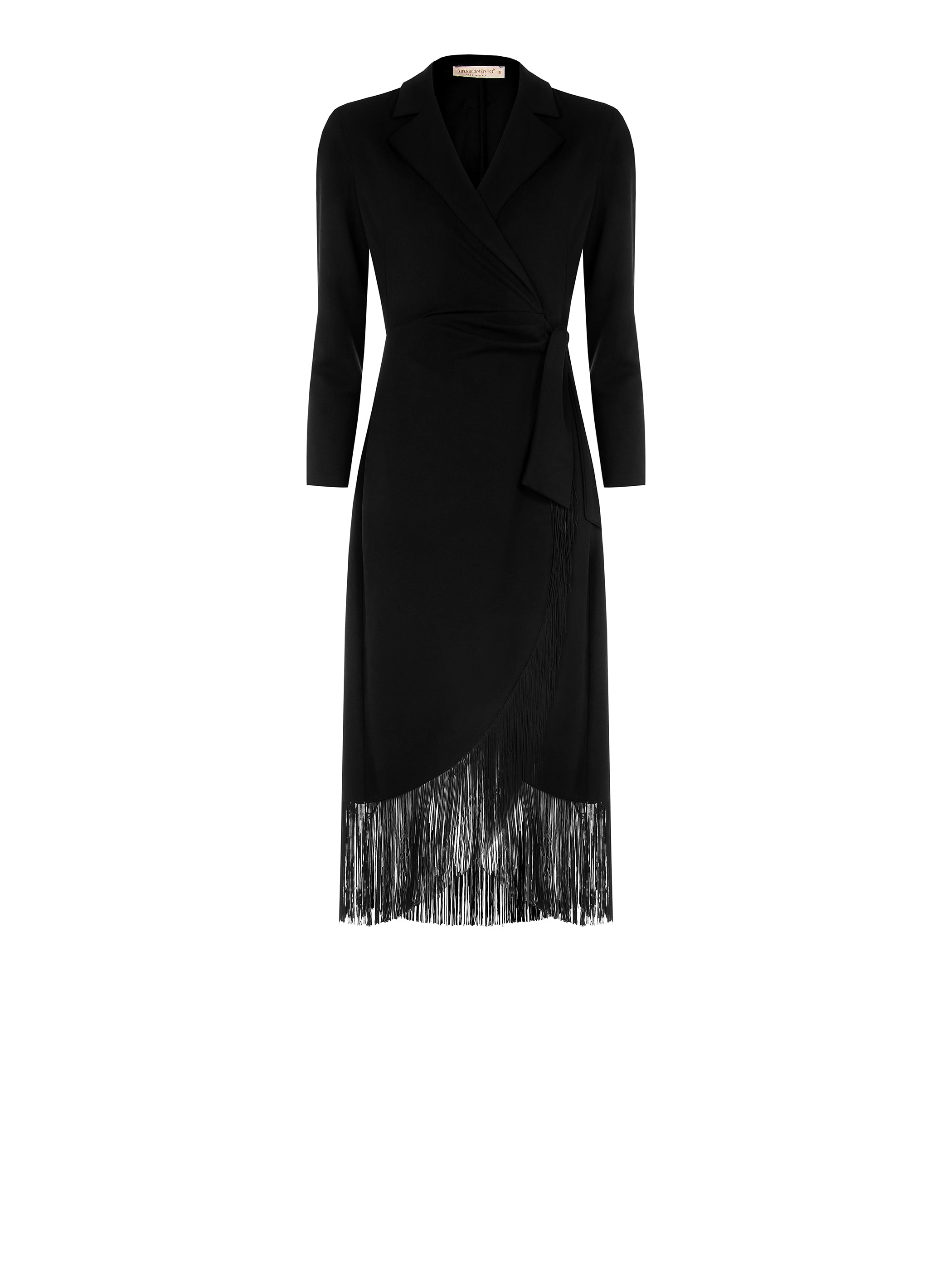 Wrap Fringe Dress