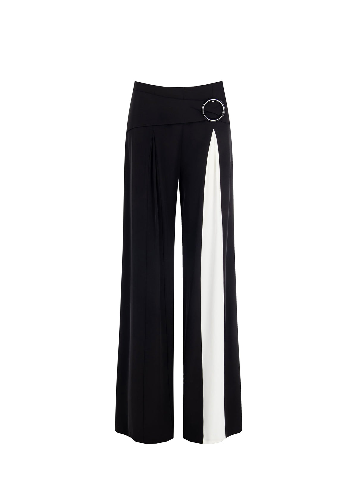 Asymmetrical Wide Leg Trousers