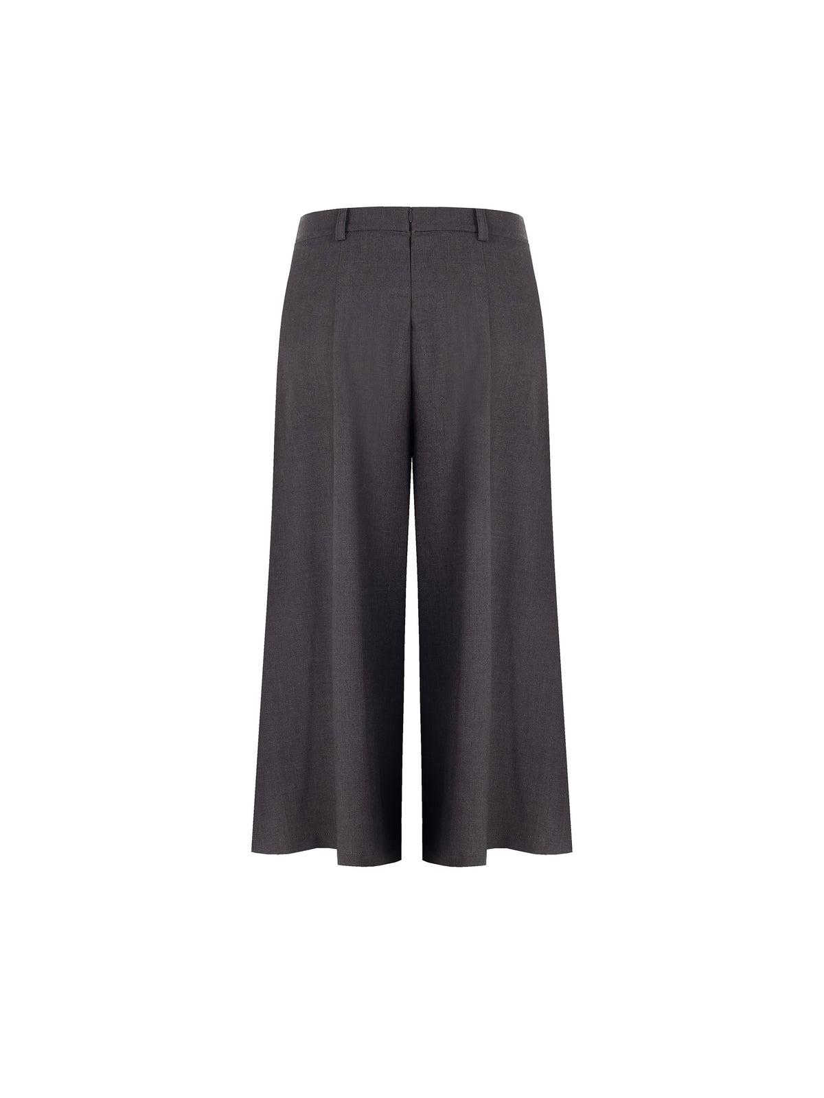 Pleated Cropped Trousers