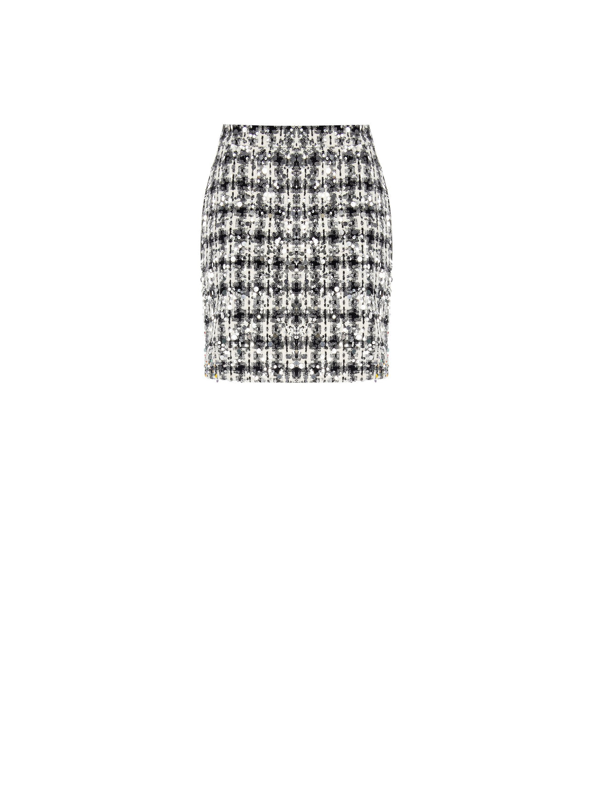 Front Tweed Skirt