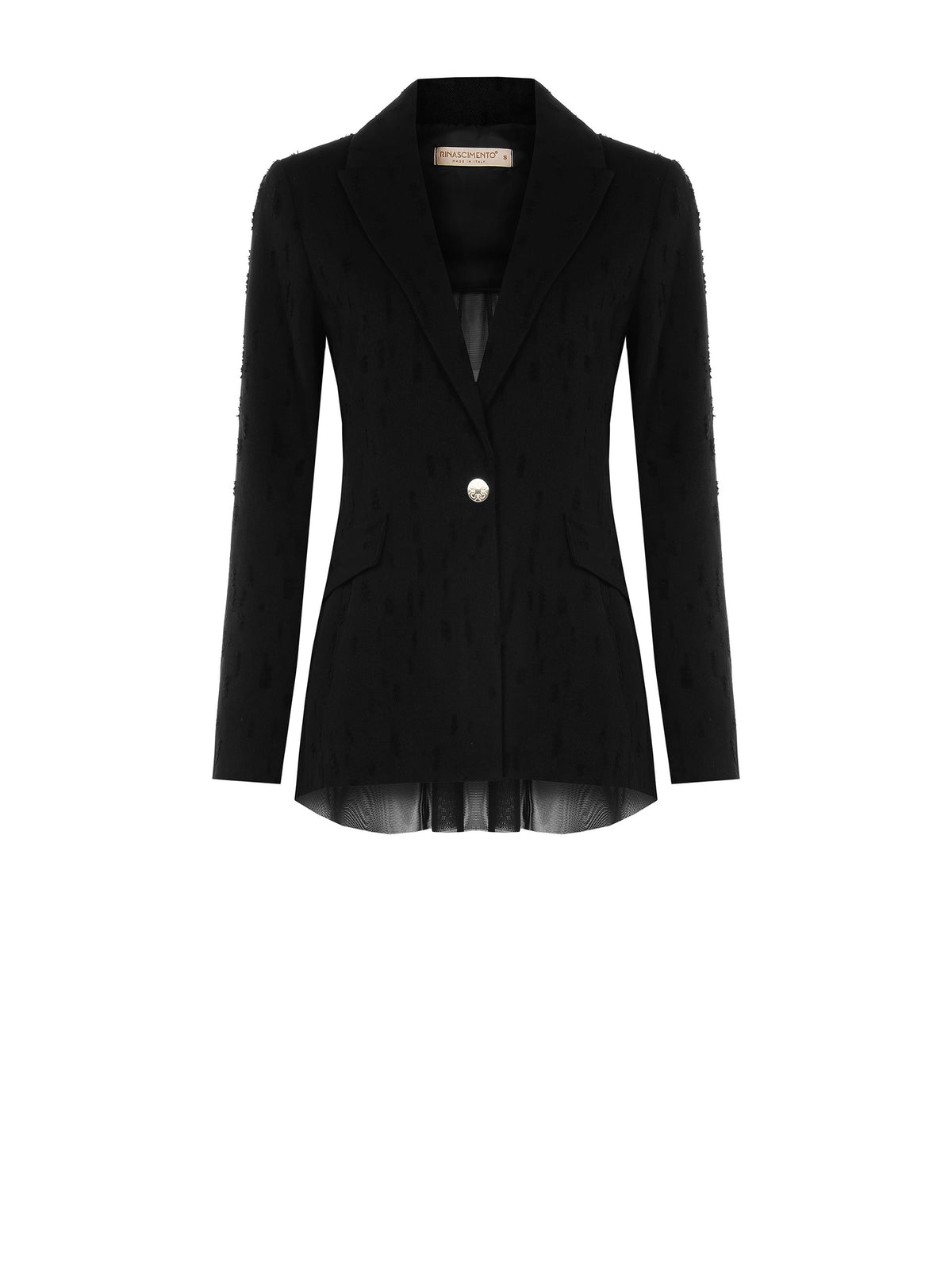 Back Sheered Blazer