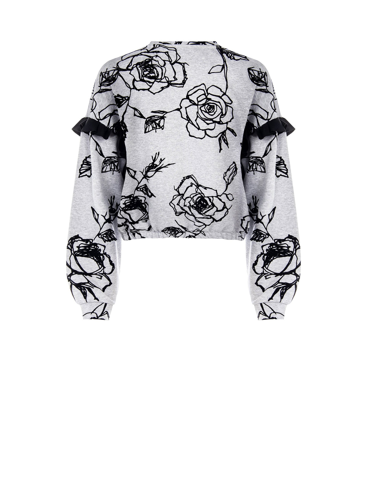 Flower Print Sweater