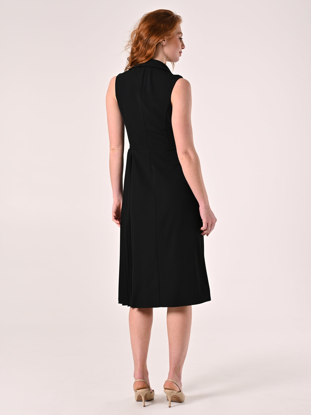 Side-Tie Midi Dress