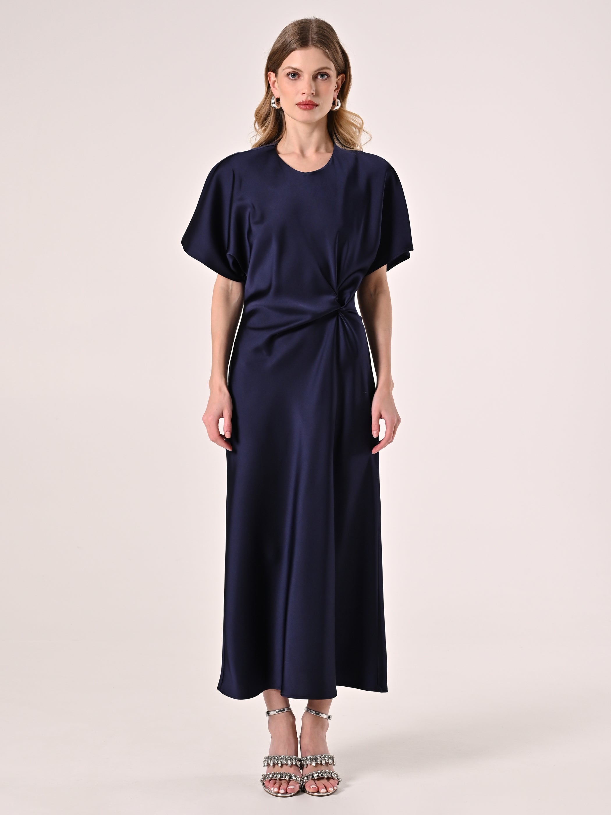 Midi Kimono Slip Dress