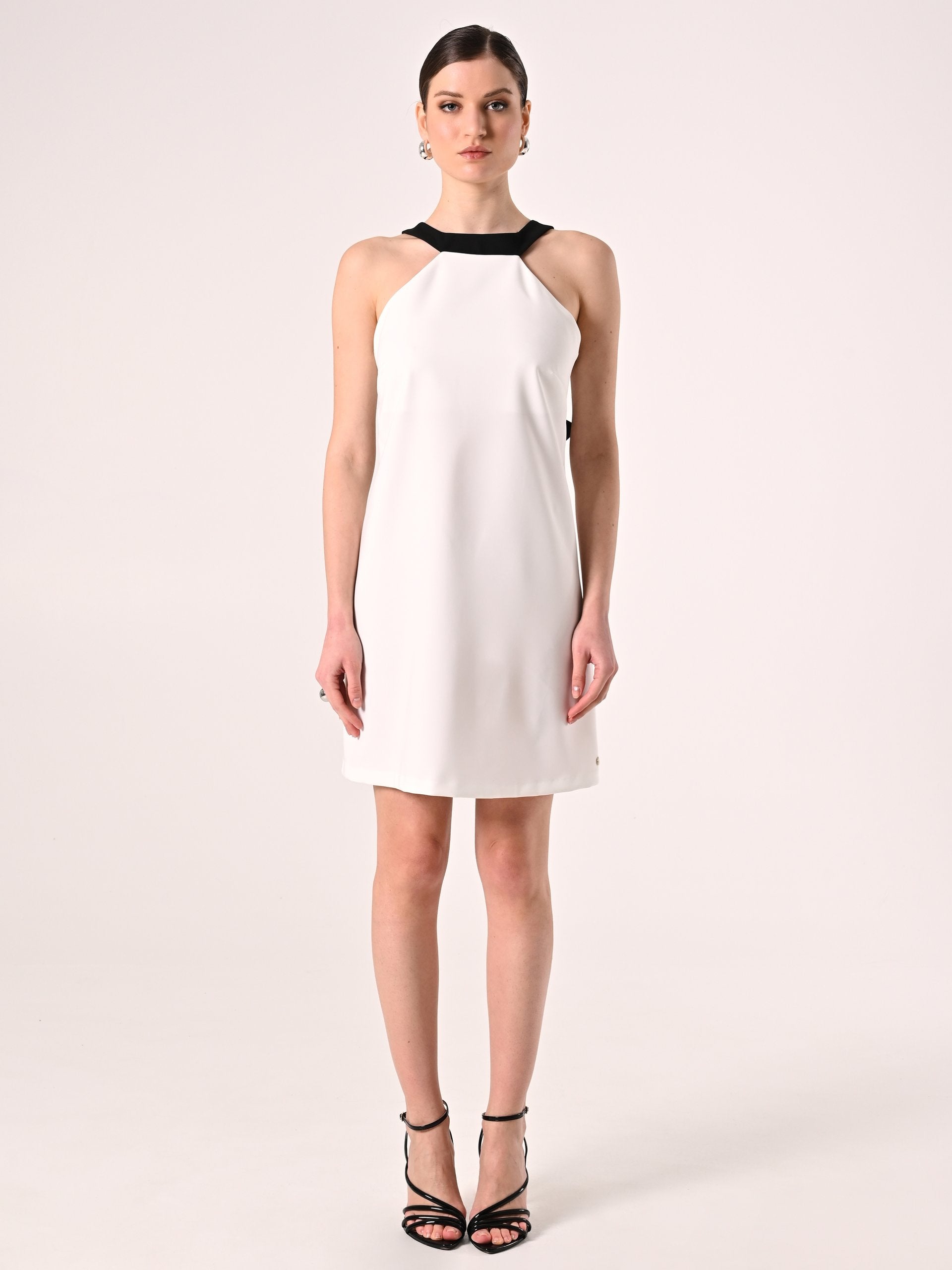 Two-toned Dress with Bow