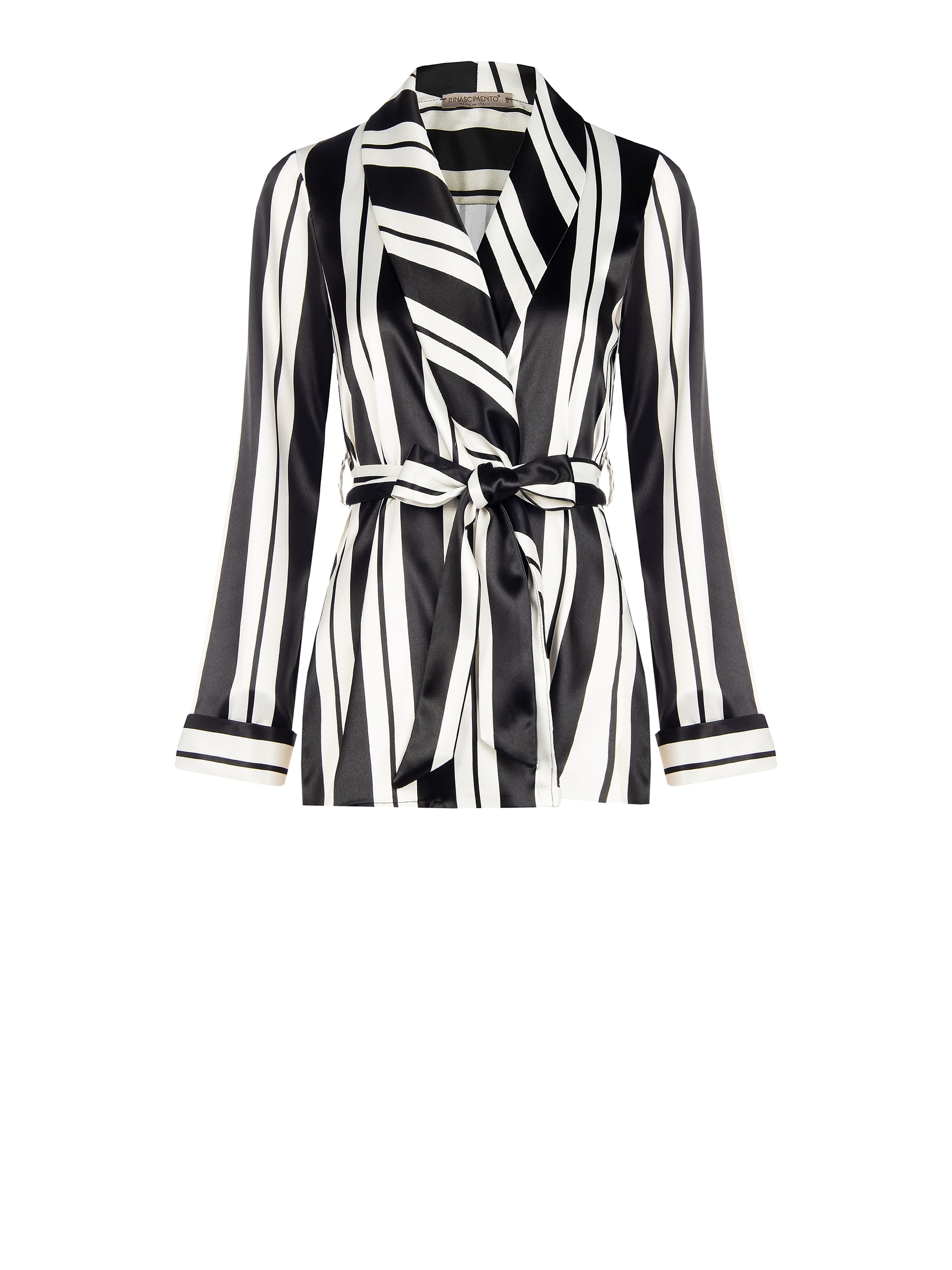 Black & White Light Striped Jacket