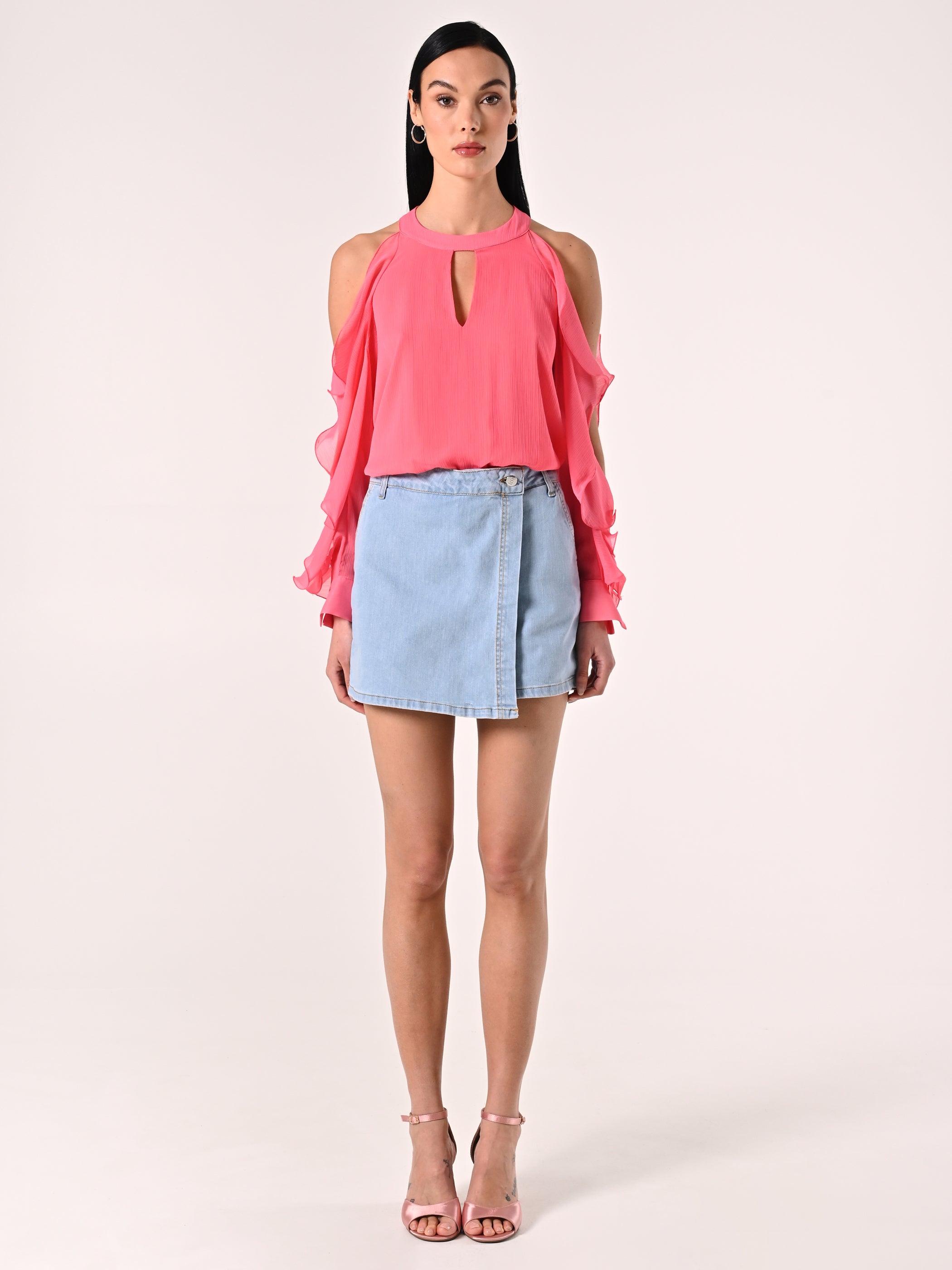 Blouse with Ruffles