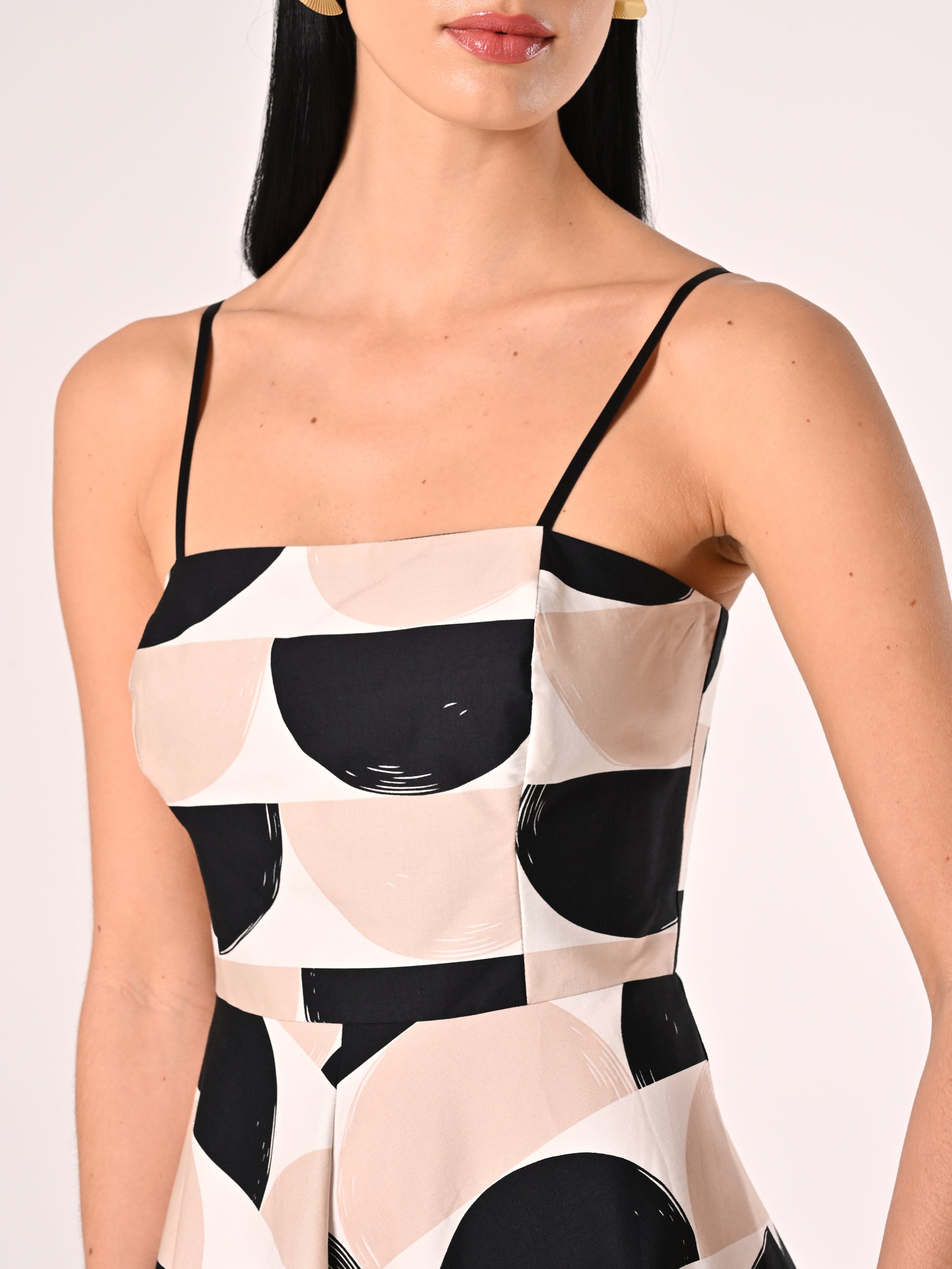Printed Midi Dress