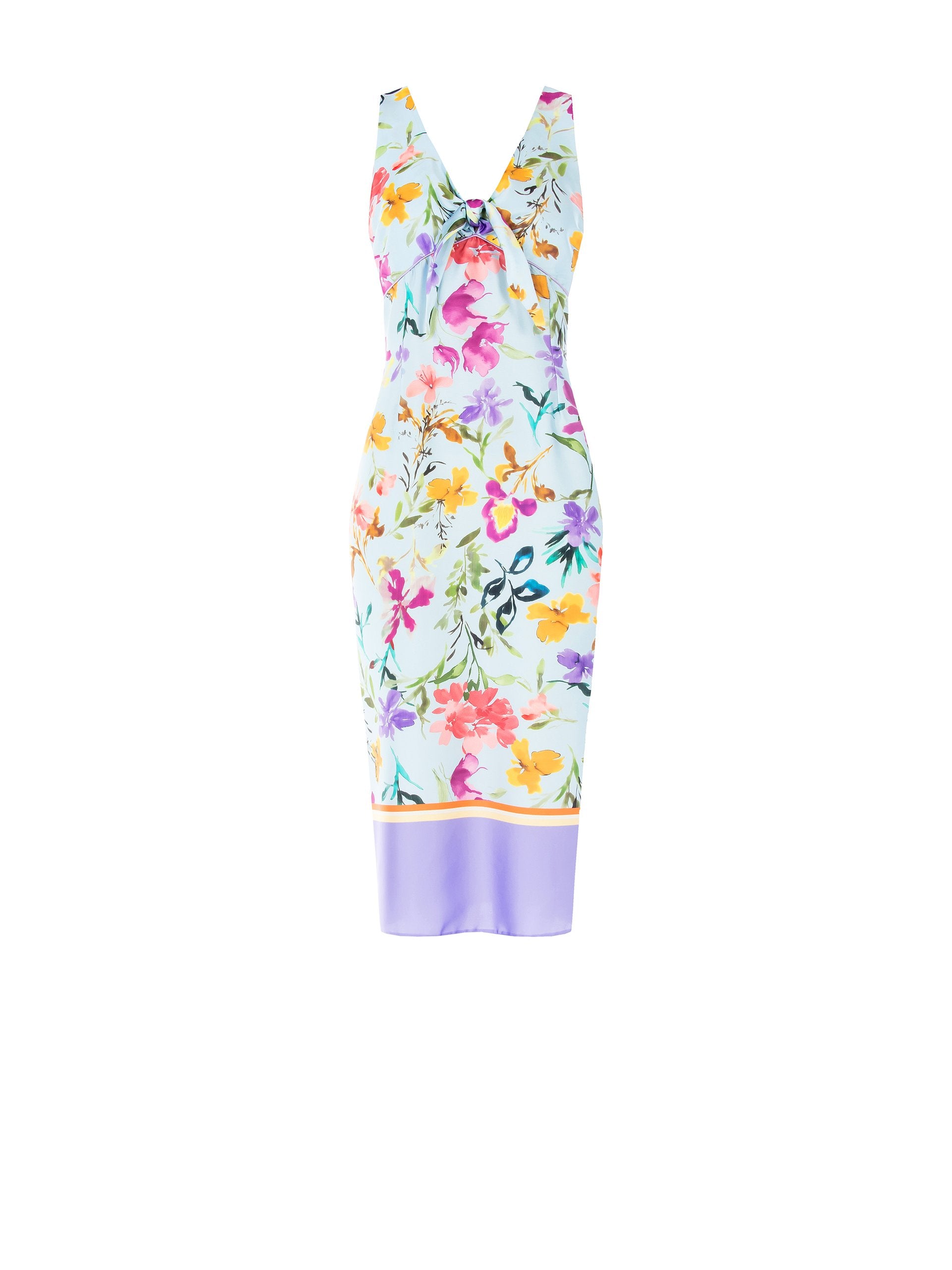Floral Satin Dress
