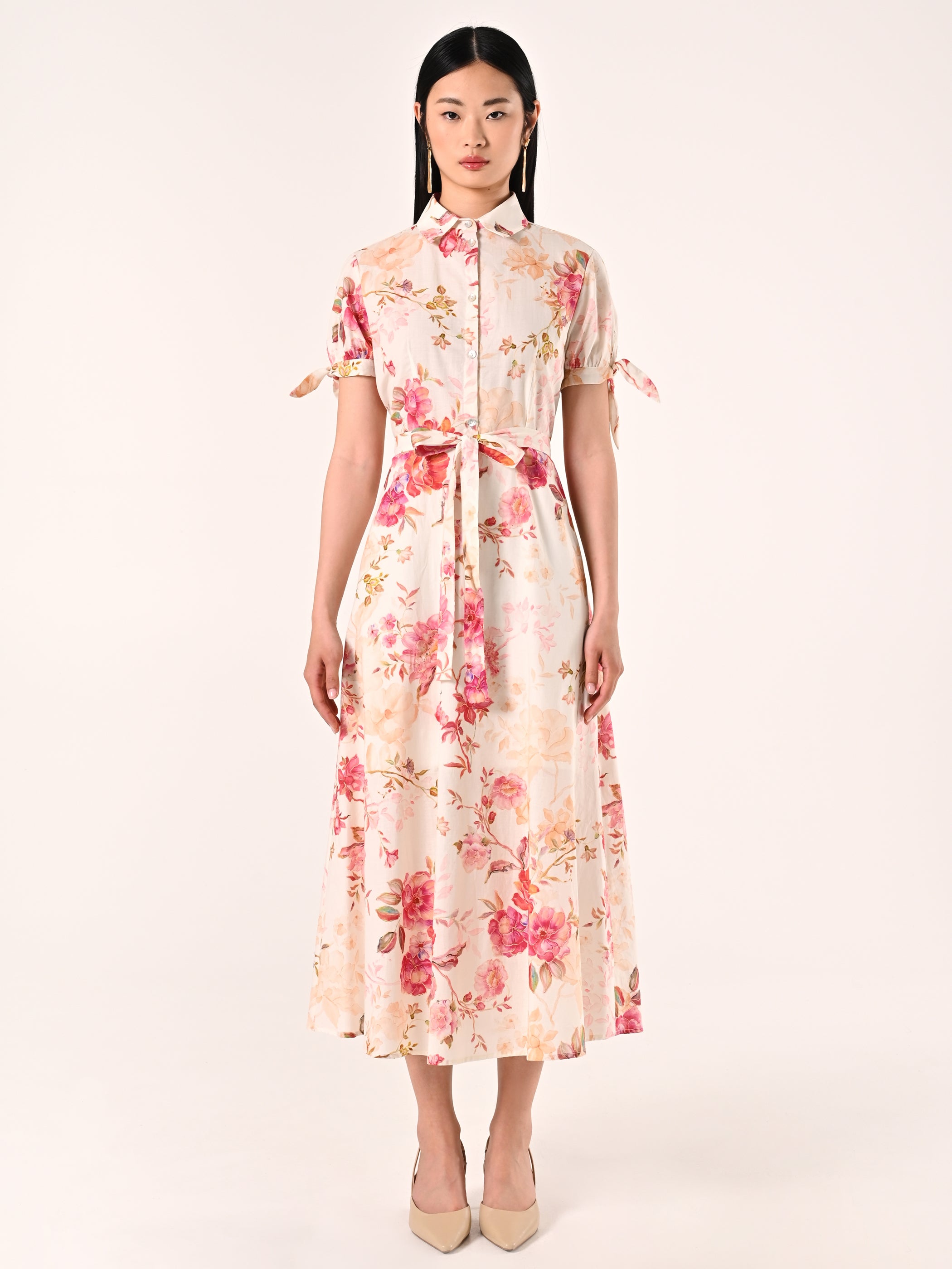 Midi Chemise Dress